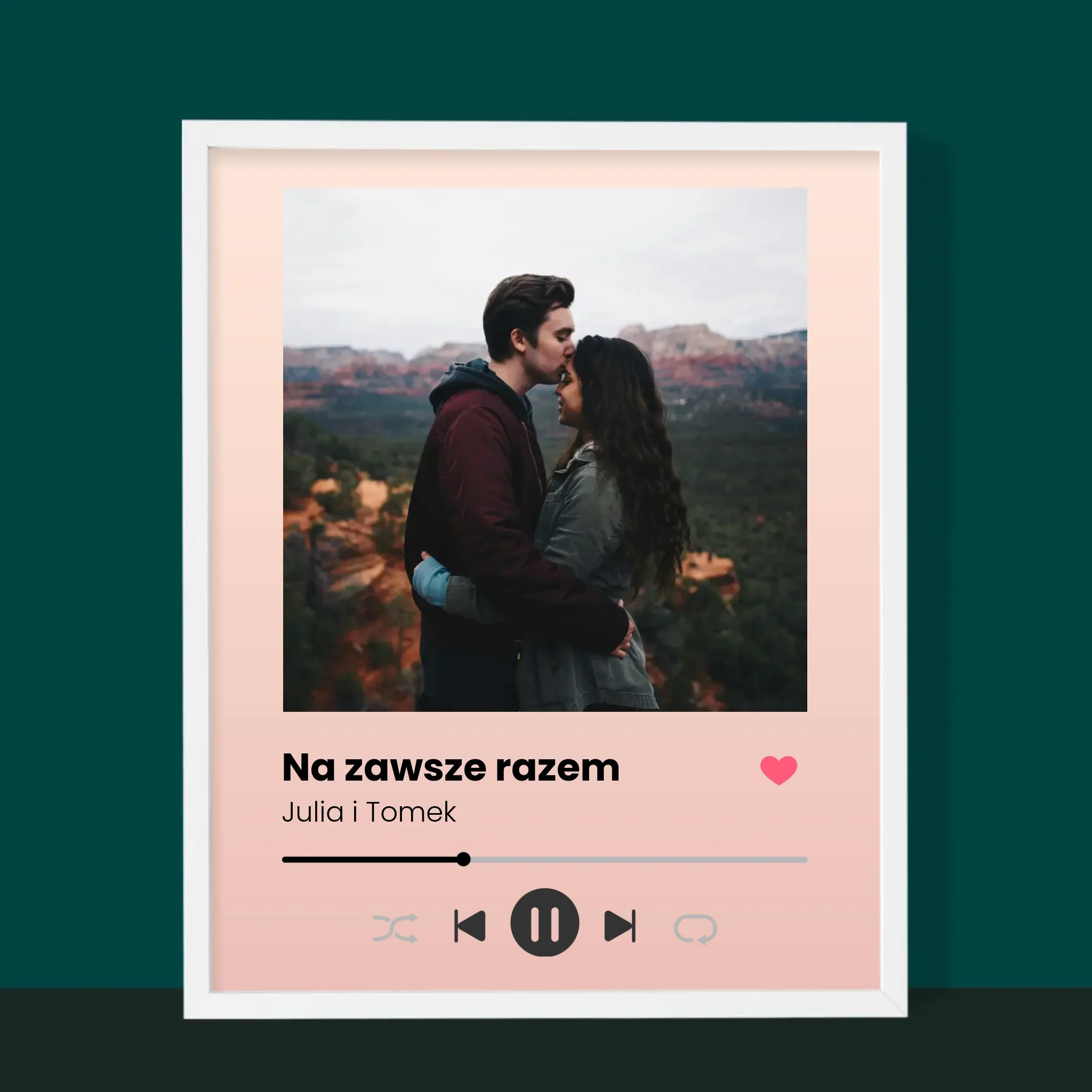 Zdjęcie i Podpis: Spotify z Twoim Zdjęciem - Wydruk Obramowany - Image 10