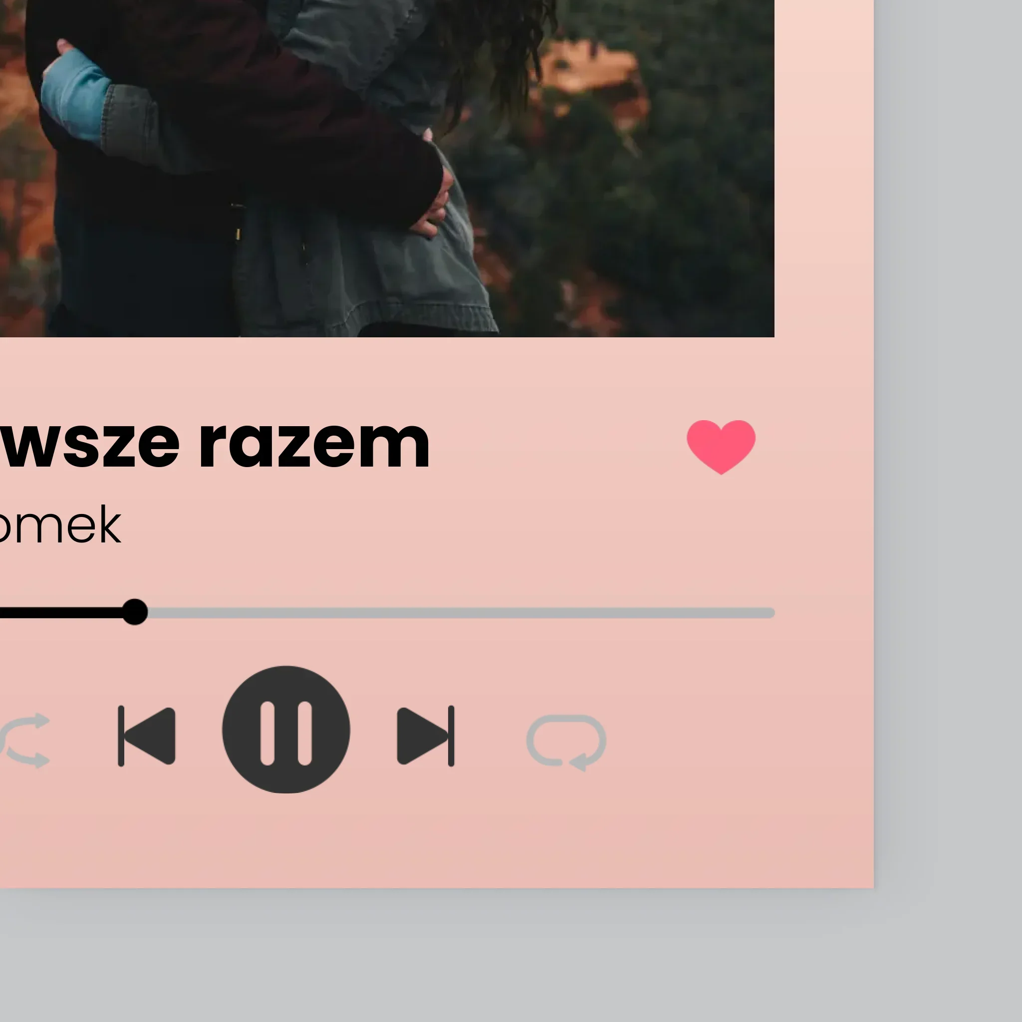 Zdjęcie i Podpis: Spotify z Twoim Zdjęciem - Wydruk Obramowany - Image 4