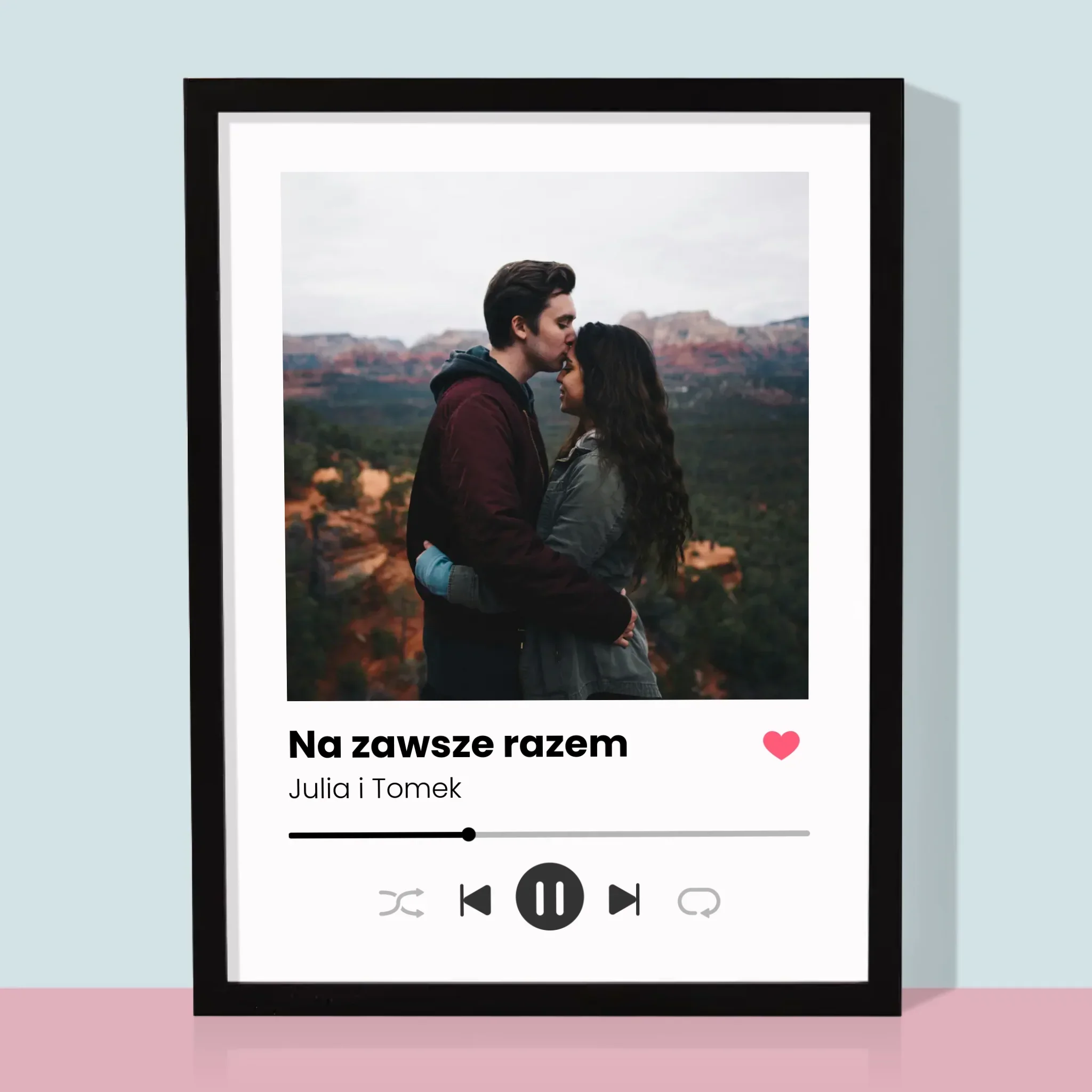 Zdjęcie i Podpis: Spotify z Twoim Zdjęciem - Wydruk Obramowany - Image 5