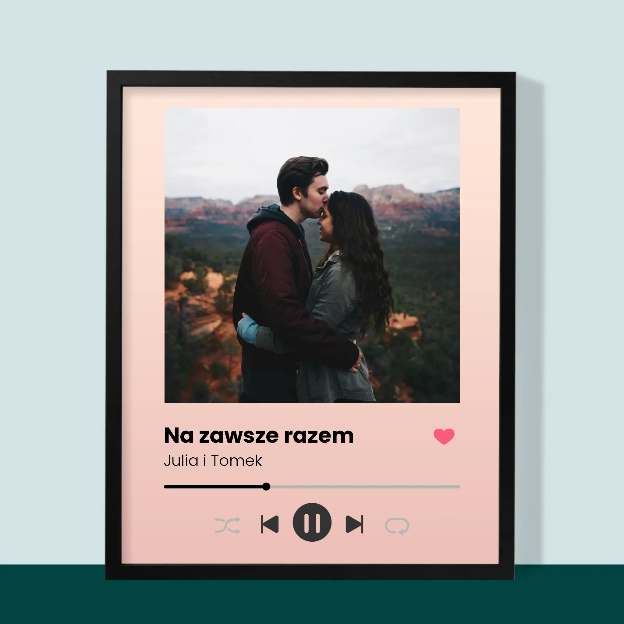 Zdjęcie i Podpis: Spotify z Twoim Zdjęciem - Wydruk Obramowany - Image 9