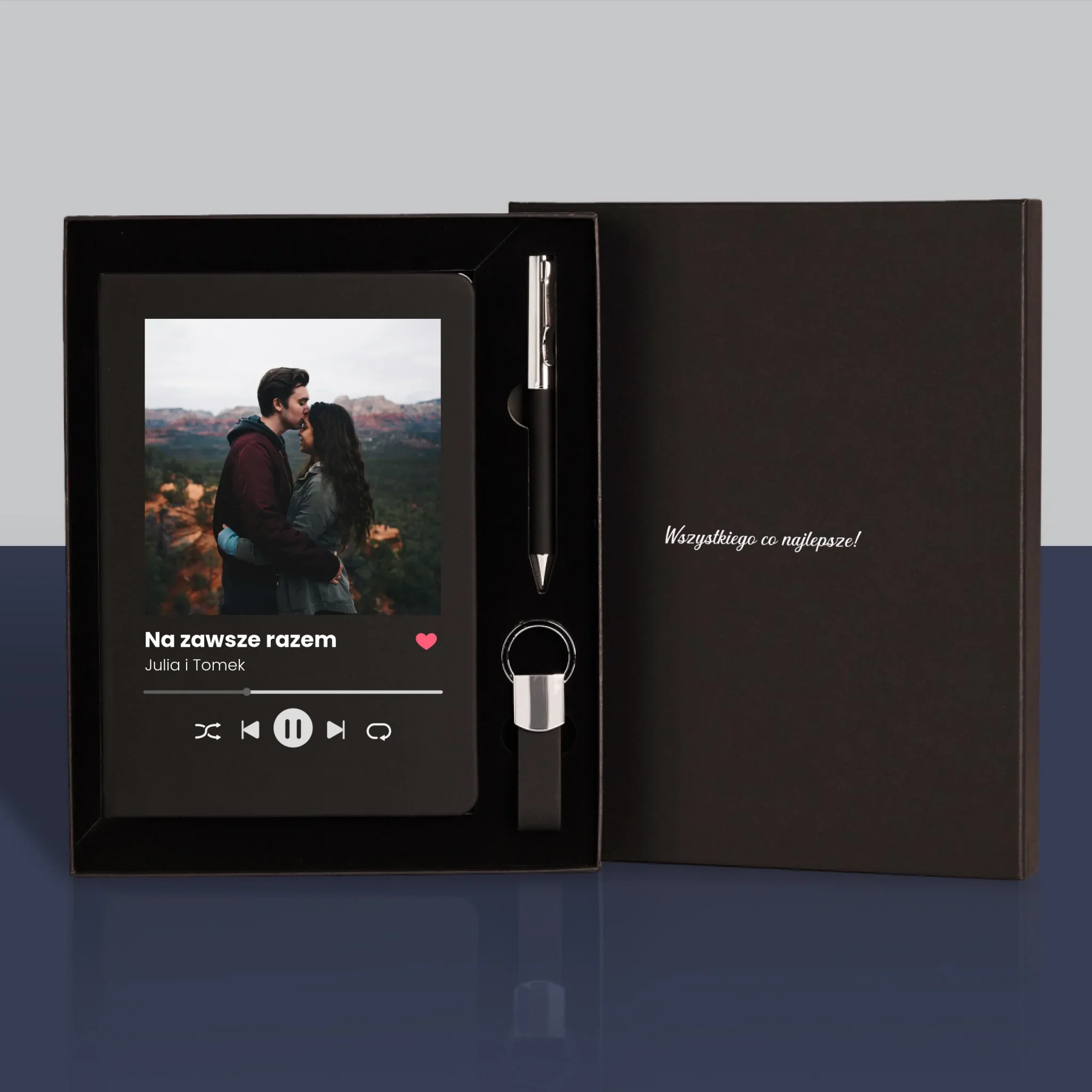 Zdjęcie i Podpis: Spotify z Twoim Zdjęciem - Zestaw z Notatnikiem - Image 3