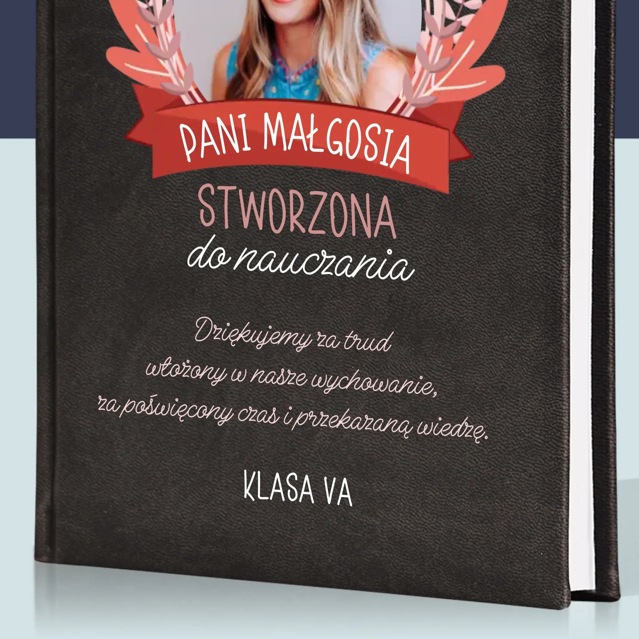 Zdjęcie i Podpis: Stworzona Do Nauczania - Planer Książkowy z Nadrukiem - Image 5