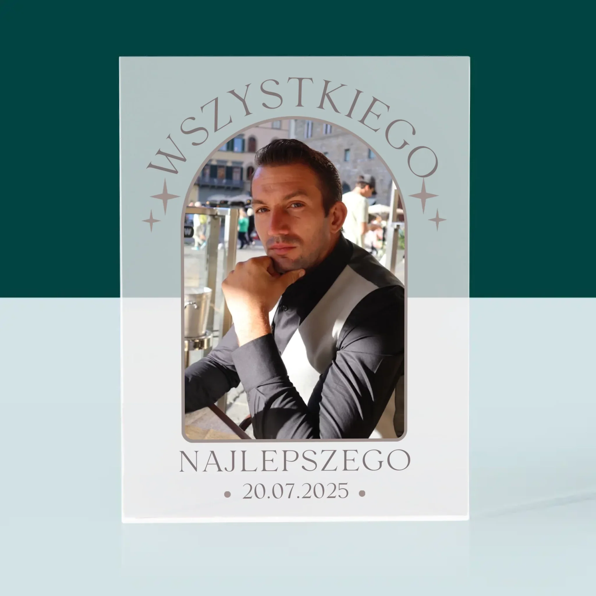Zdjęcie i Podpis: Stylowe Urodziny - Blok Akrylowy z Nadrukiem - Image 3