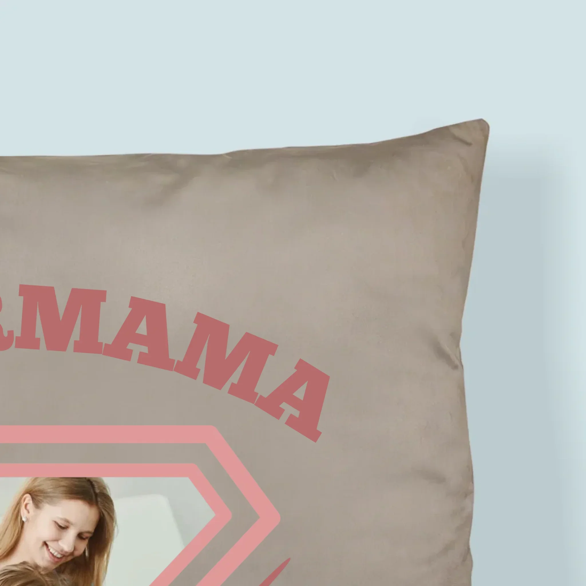 Zdjęcie i Podpis: Supermama - Poduszka z Nadrukiem - Image 2