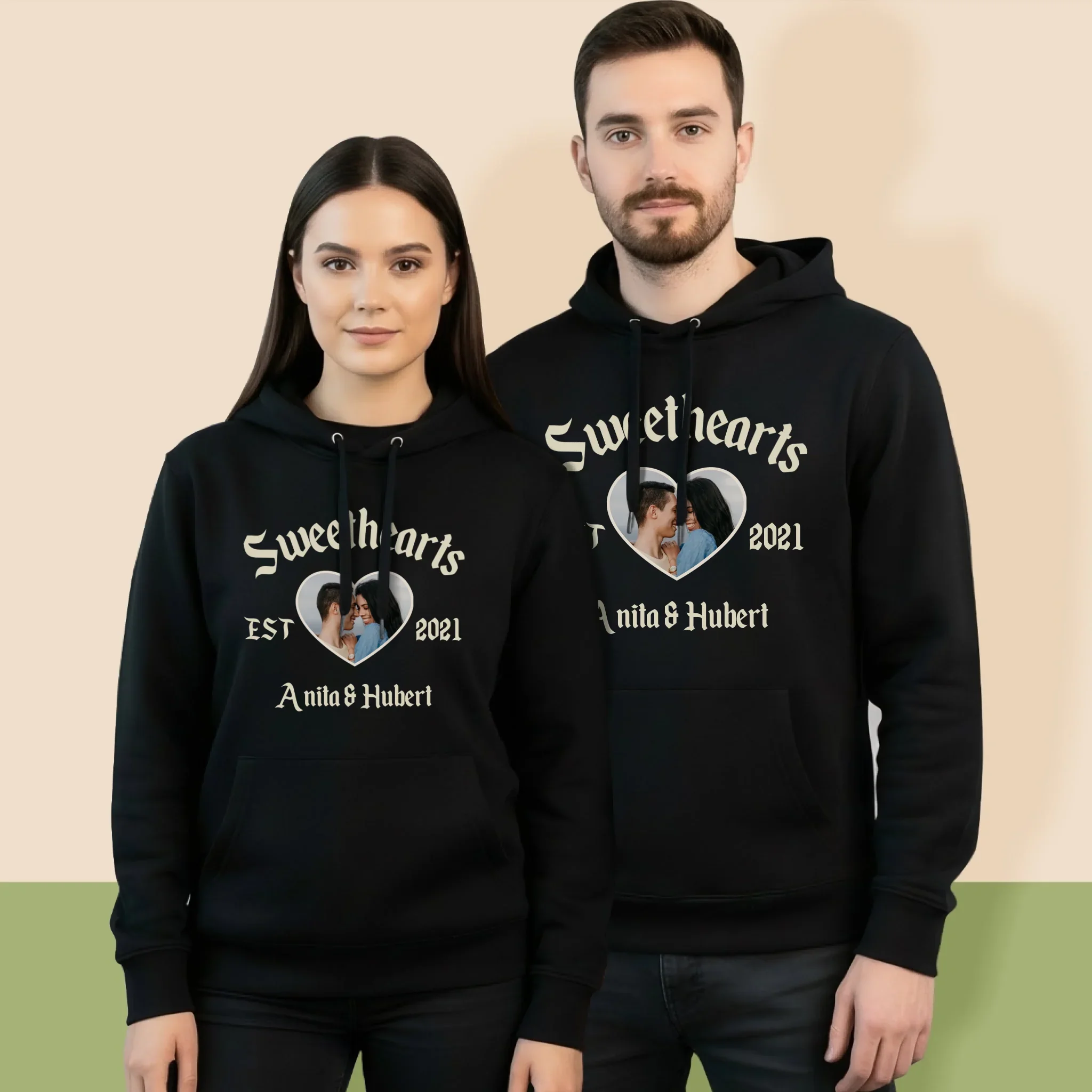Zdjęcie I Podpis: Sweethearts - Bluzy Dla Par