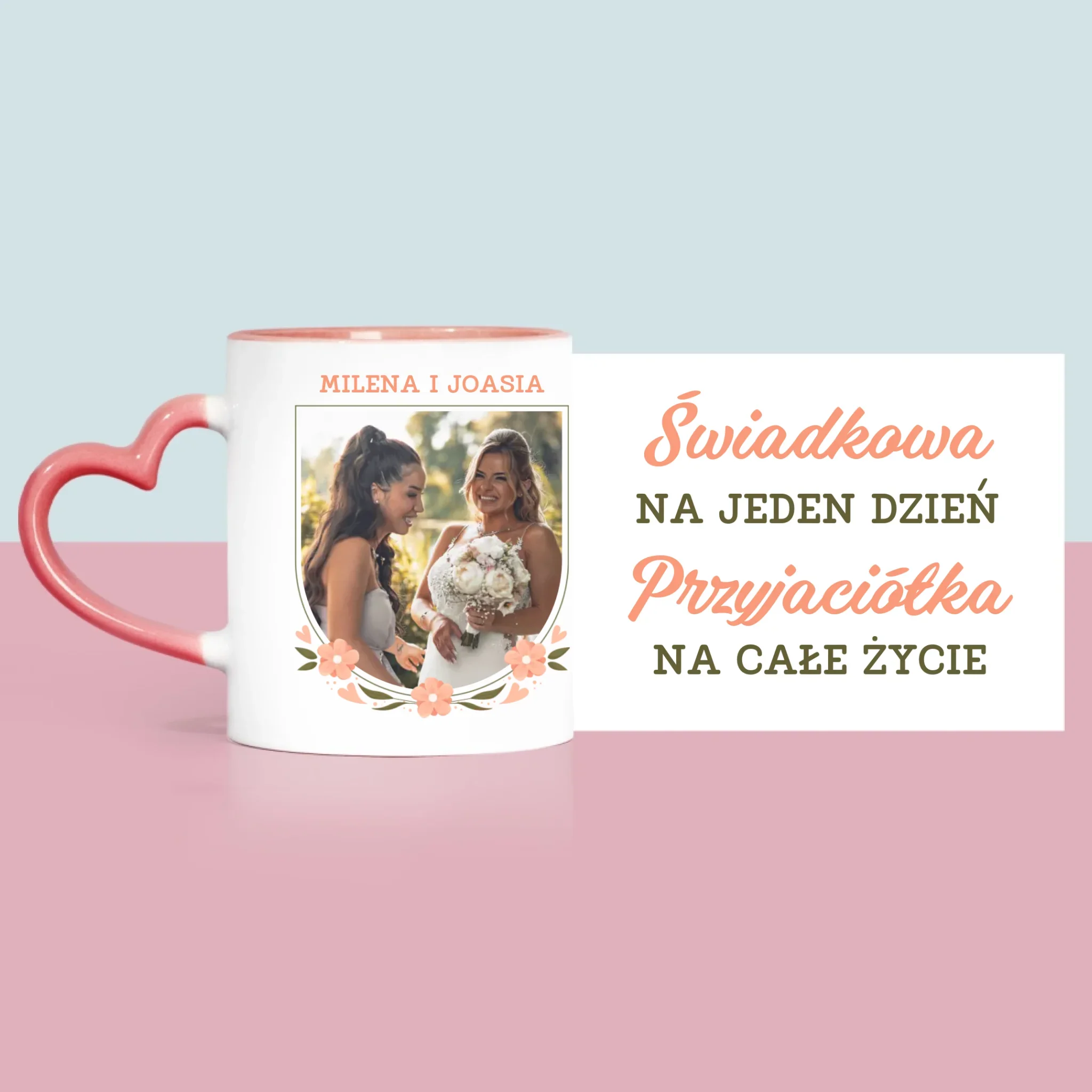 Zdjęcie i Podpis: Świadkowa Na Jeden Dzień - Kubek z Nadrukiem - Image 6