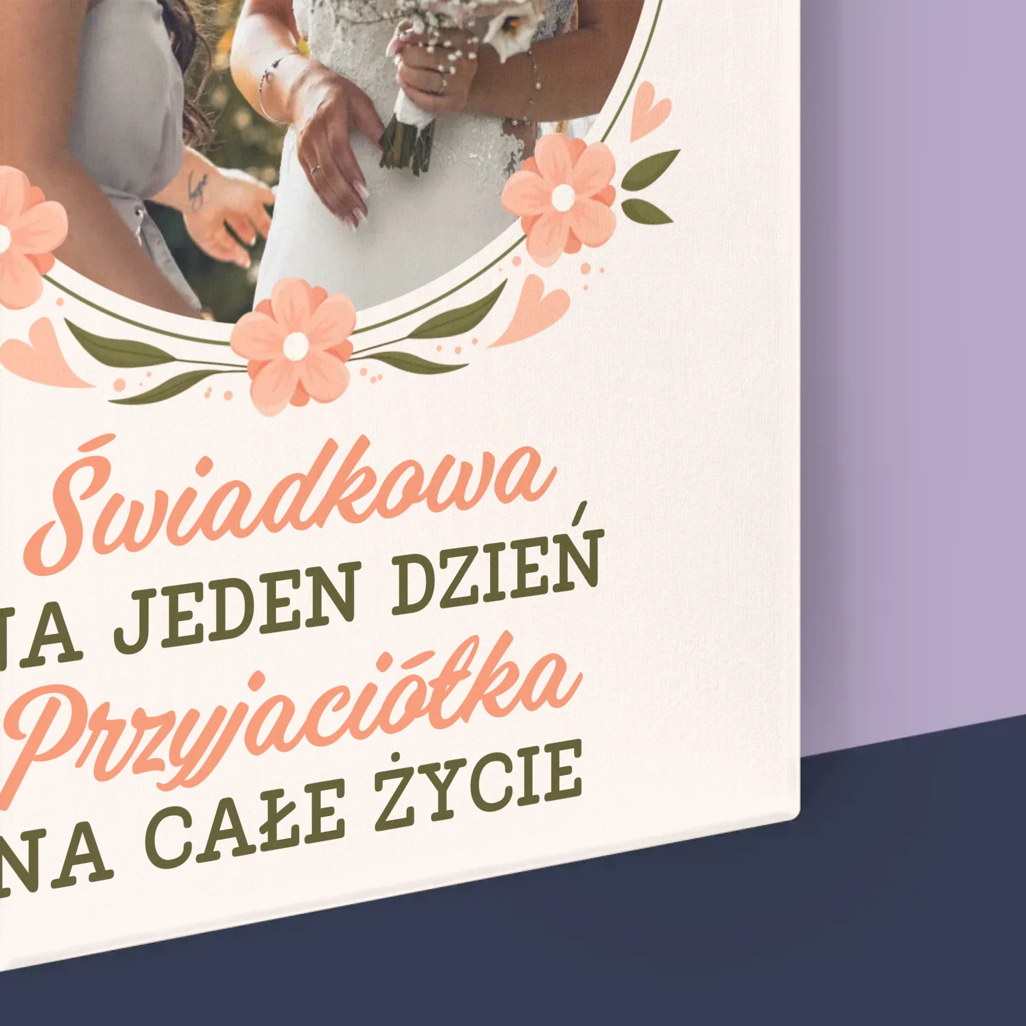 Zdjęcie i Podpis: Świadkowa Na Jeden Dzień - Wydruk Obramowany - Image 16