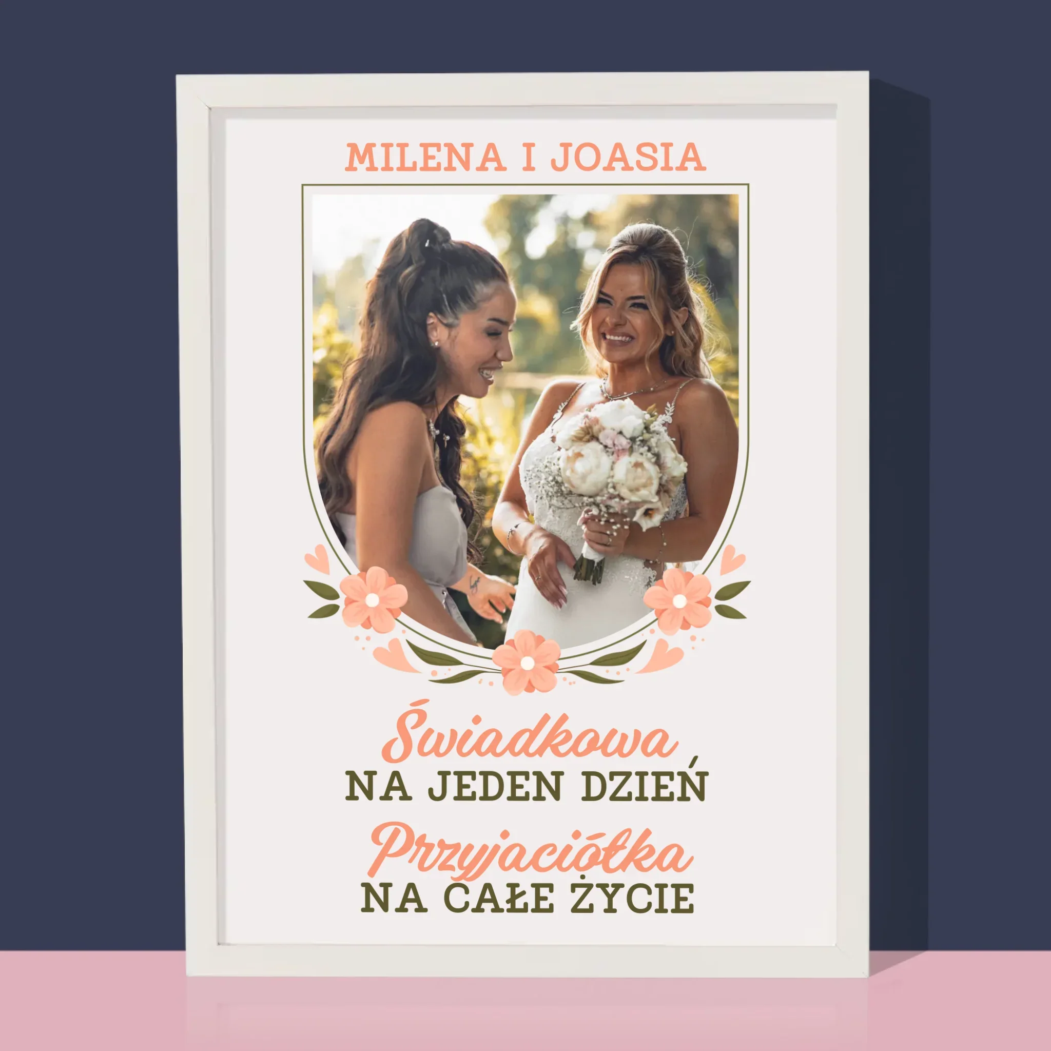 Zdjęcie i Podpis: Świadkowa Na Jeden Dzień - Wydruk Obramowany - Image 8