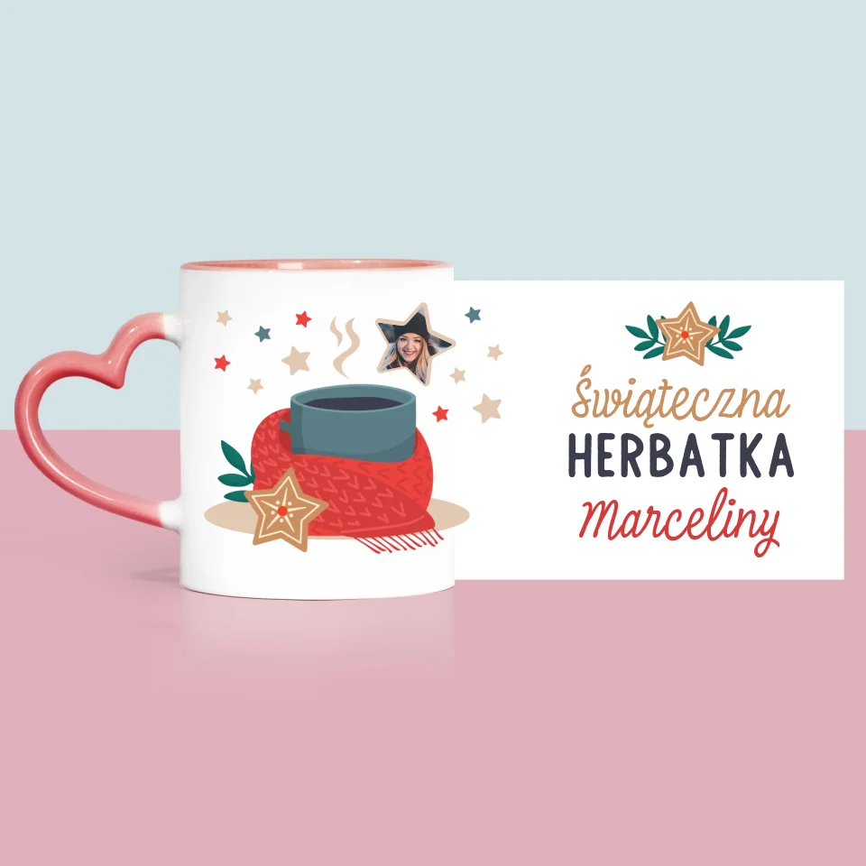 Zdjęcie I Podpis: Świąteczna Herbatka - Kubek z Nadrukiem - Image 10