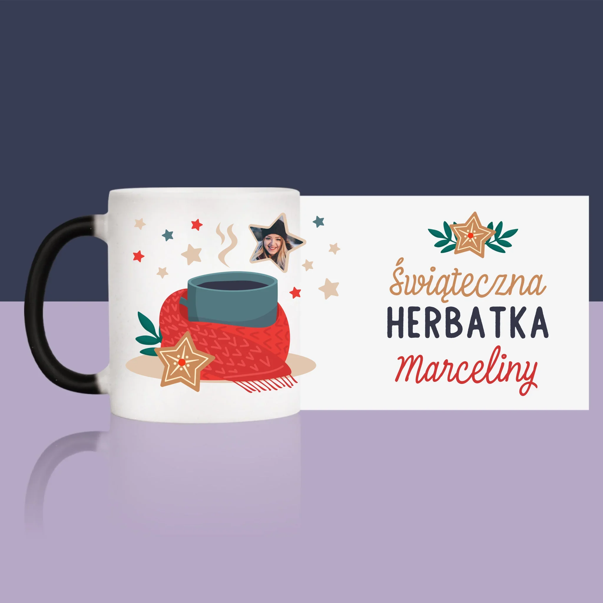 Zdjęcie I Podpis: Świąteczna Herbatka - Kubek z Nadrukiem - Image 13