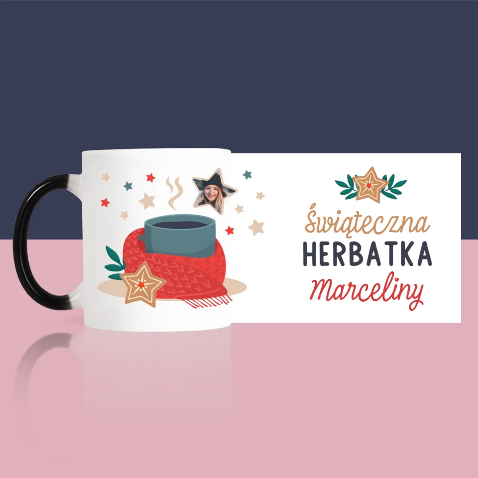 Zdjęcie I Podpis: Świąteczna Herbatka - Kubek z Nadrukiem - Image 7