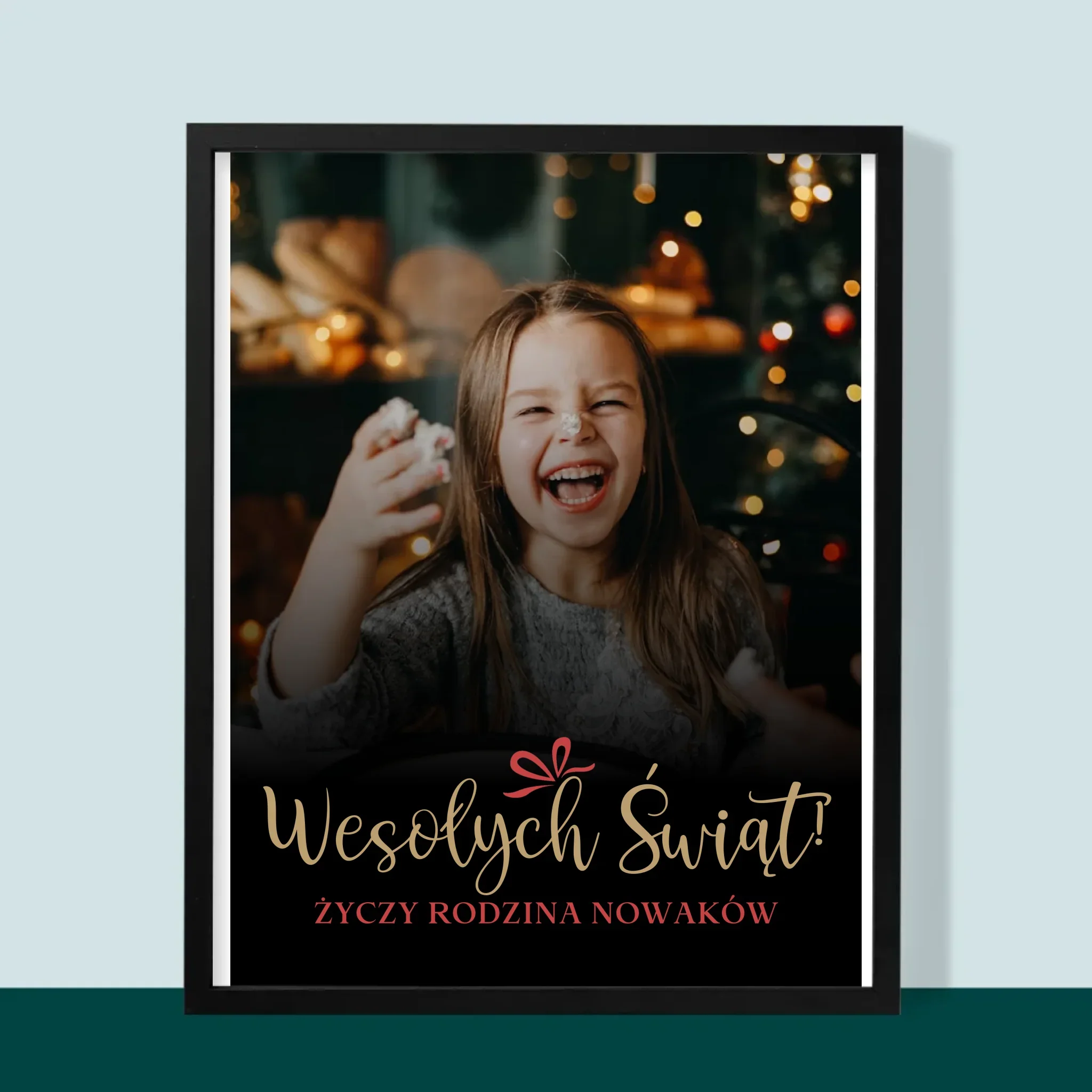 Zdjęcie I Podpis: Świąteczne - Wydruk Obramowany - Image 5