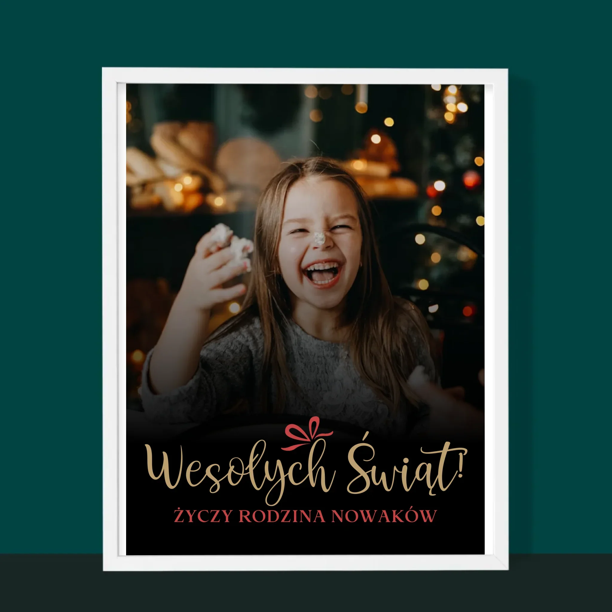 Zdjęcie I Podpis: Świąteczne - Wydruk Obramowany - Image 6