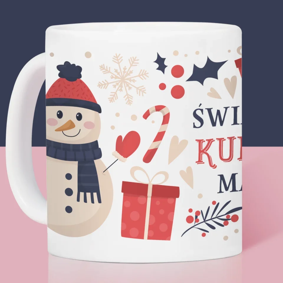 Zdjęcie I Podpis: Świąteczny Kubeczek - Kubek z Nadrukiem - Image 2