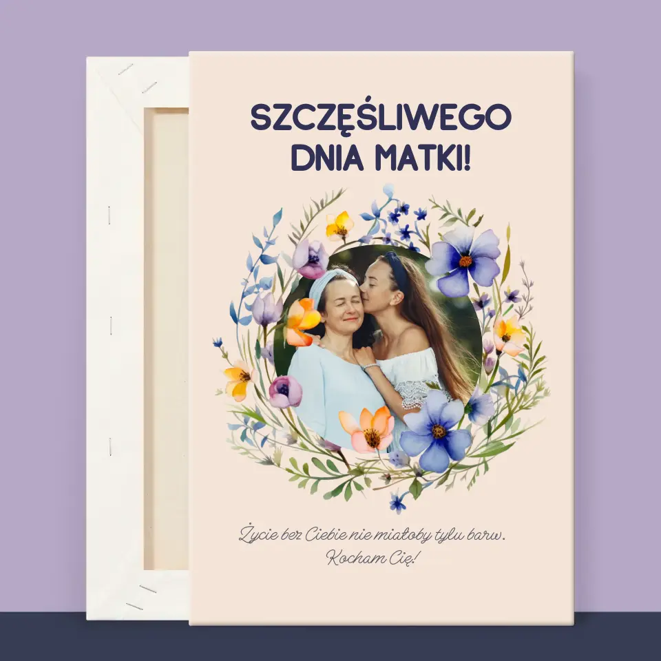 Zdjęcie i Podpis: Szczęśliwego Dnia Matki - Wydruk Obramowany - Image 12