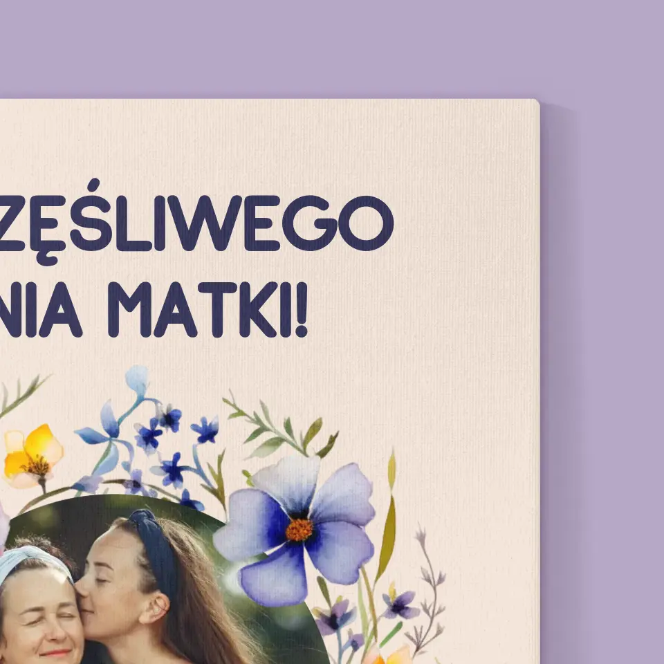 Zdjęcie i Podpis: Szczęśliwego Dnia Matki - Wydruk Obramowany - Image 14