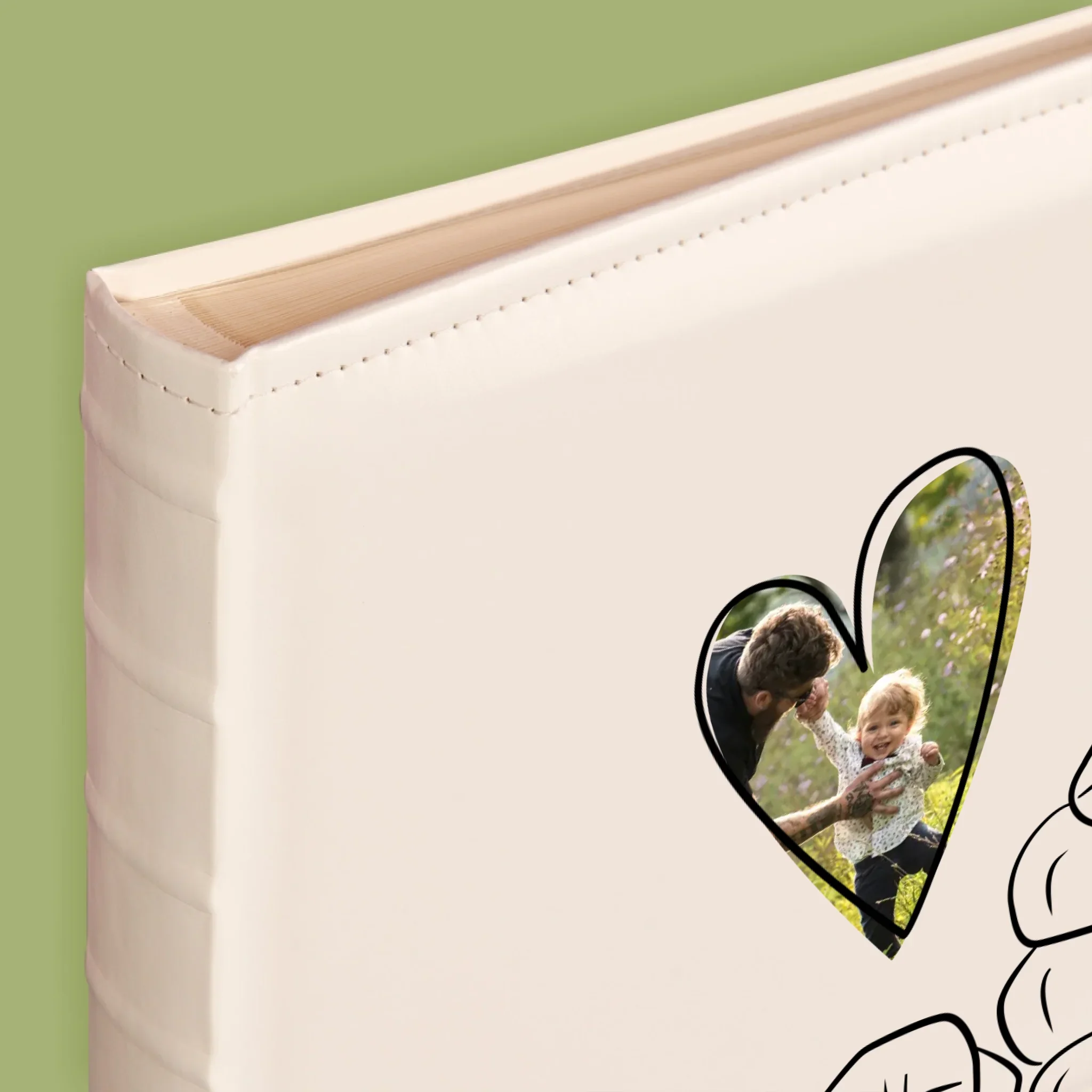 Zdjęcie i Podpis: Tata Dziecko Rączka - Album Na Zdjęcia - Image 2