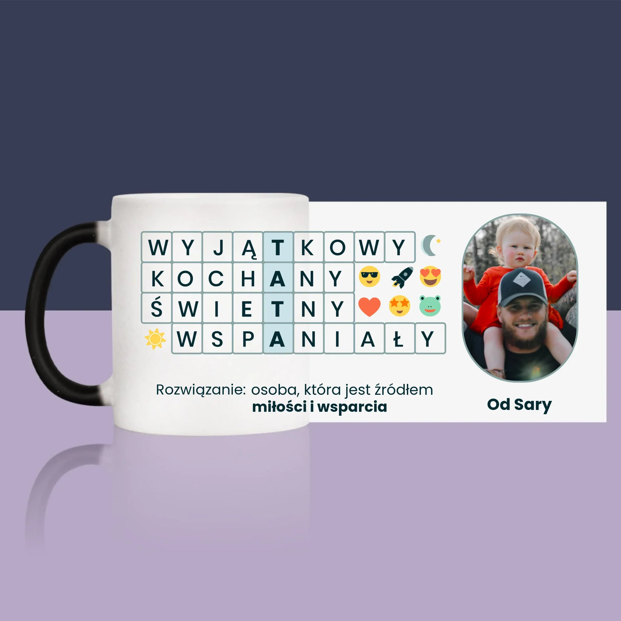 Zdjęcie i Podpis: Tata Krzyżówka - Kubek z Nadrukiem - Image 14