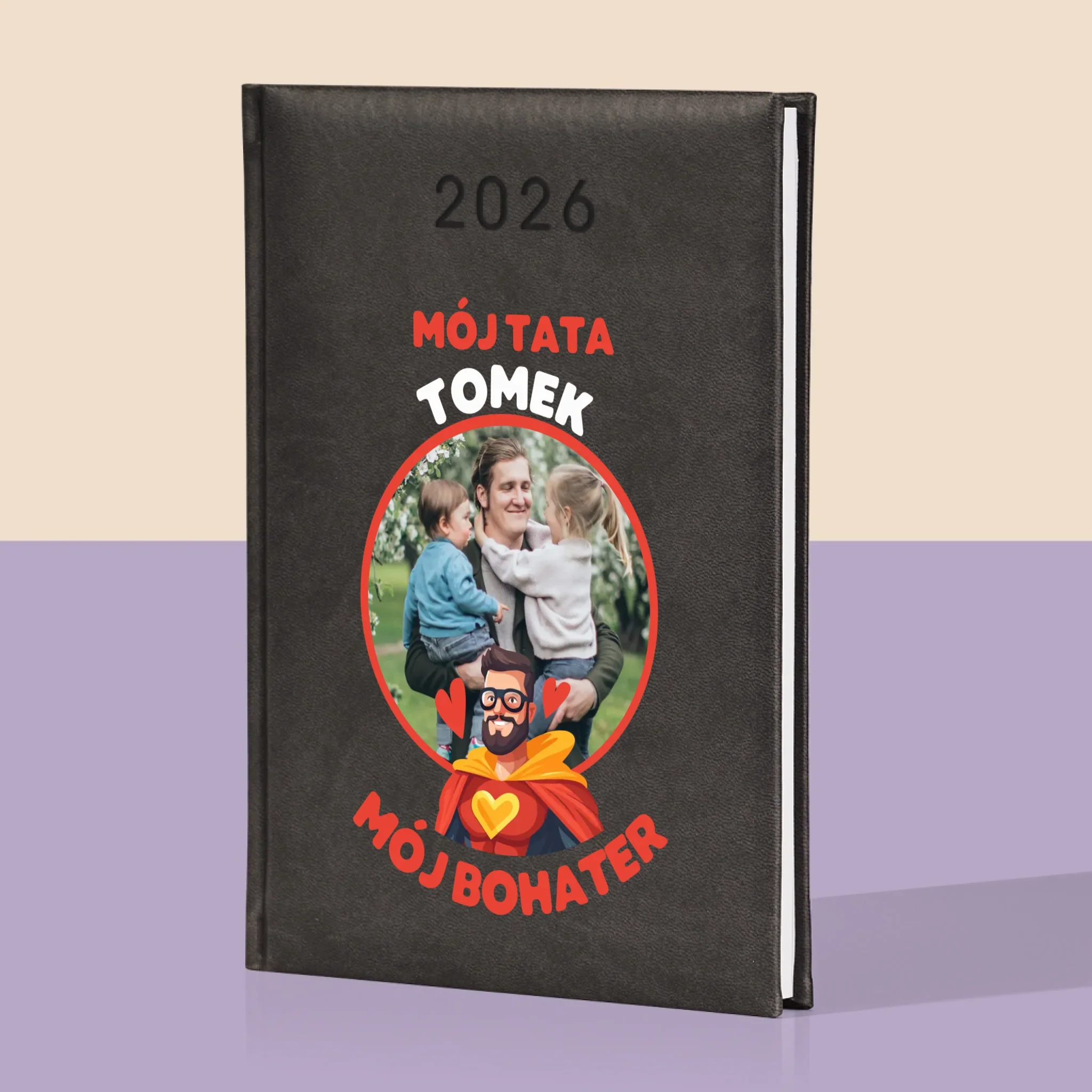 Zdjęcie i Podpis: Tata Mój Bohater - Kalendarz Książkowy - Image 6