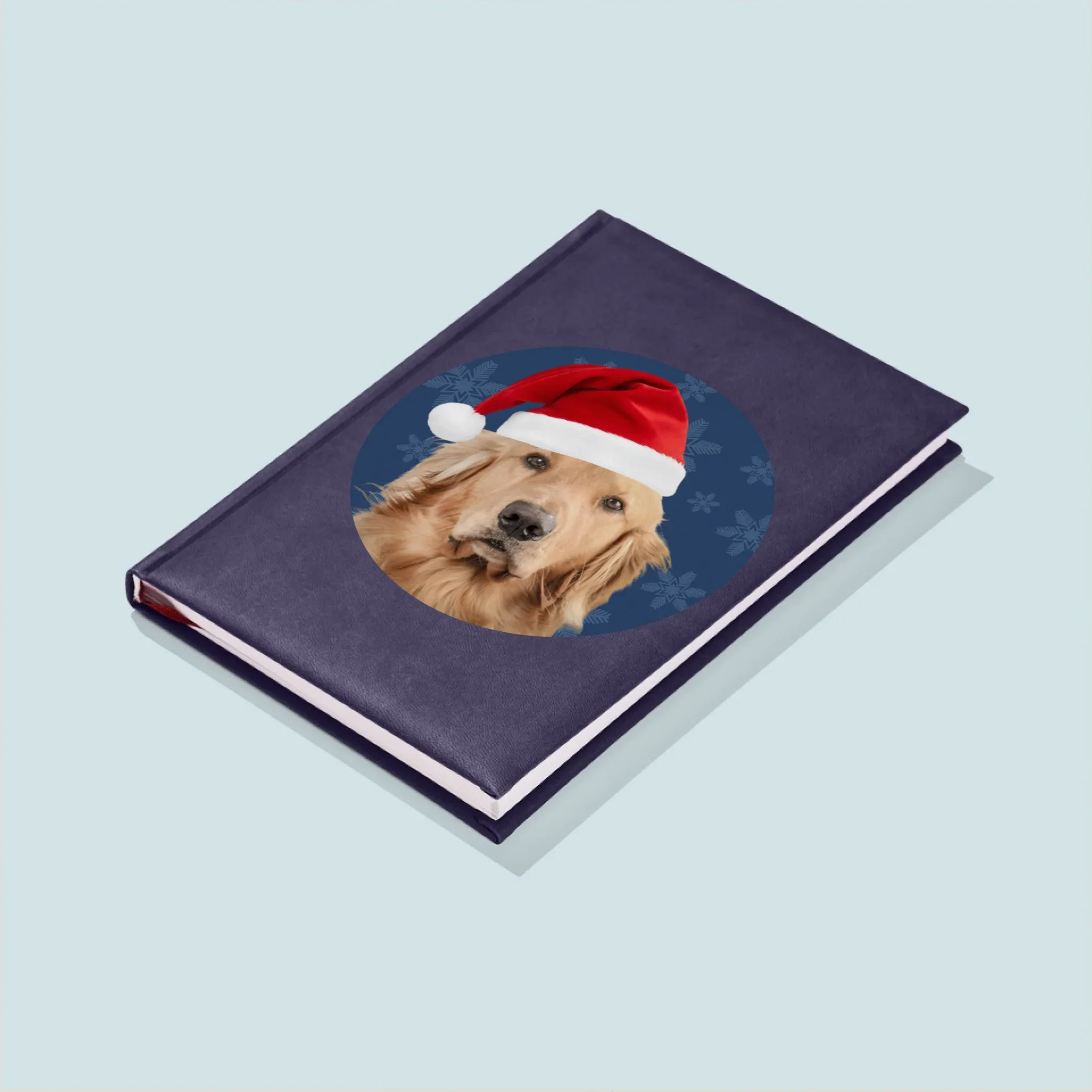 Zdjęcie I Podpis: Twój Pies Świąteczny - Notes Książkowy z Nadrukiem - Image 4