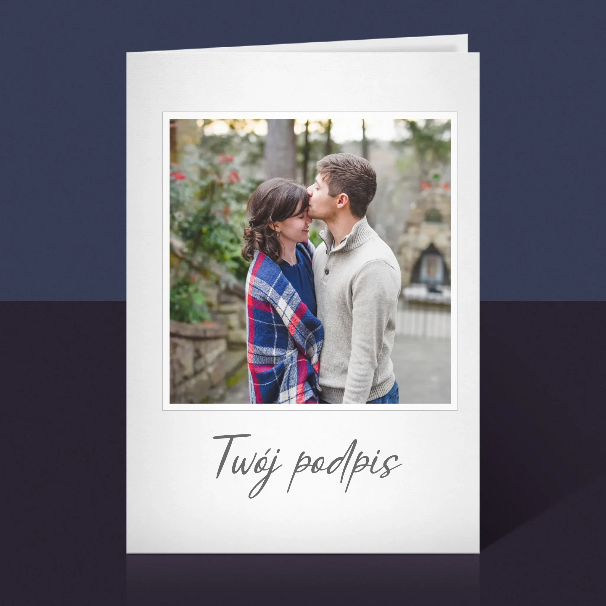 Zdjęcie i Podpis: Twoje Zdjęcie i Podpis - Kartka z Życzeniami