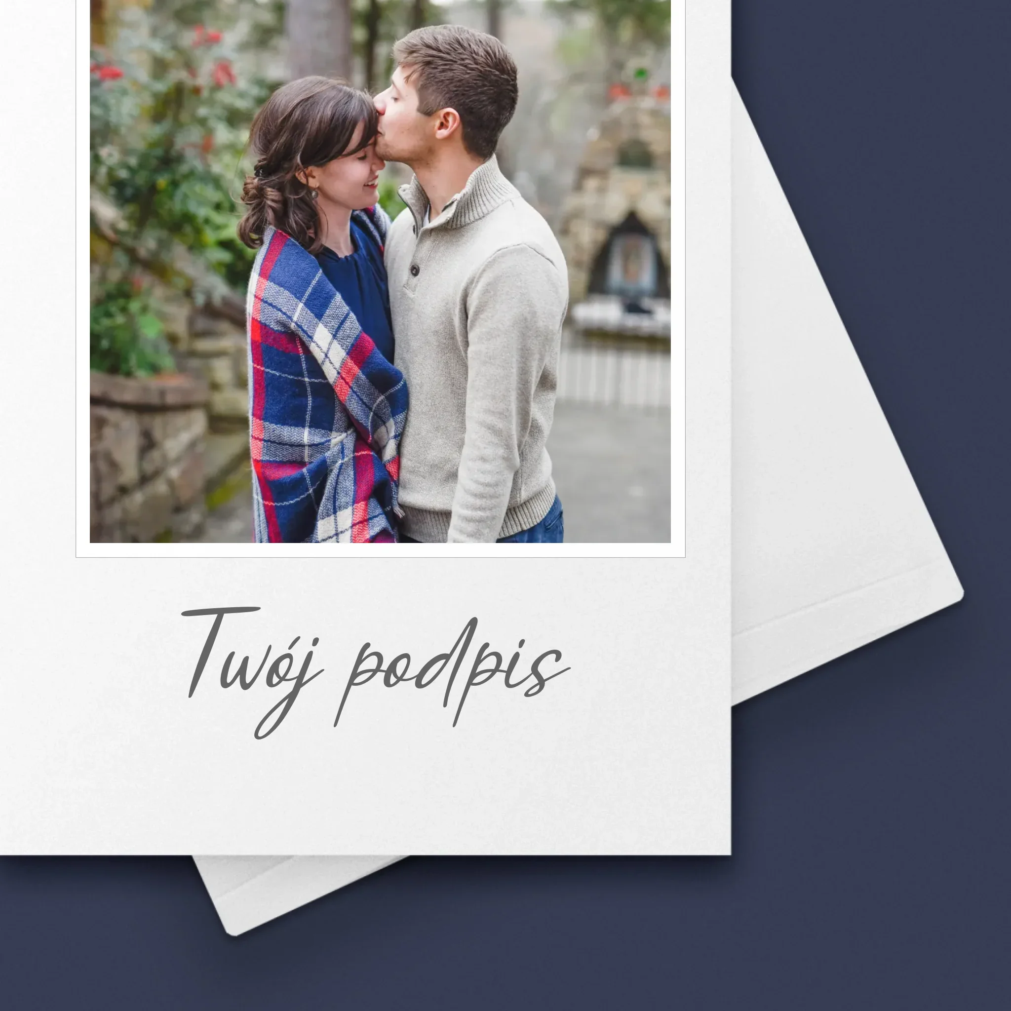 Zdjęcie i Podpis: Twoje Zdjęcie i Podpis - Kartka z Życzeniami - Image 4