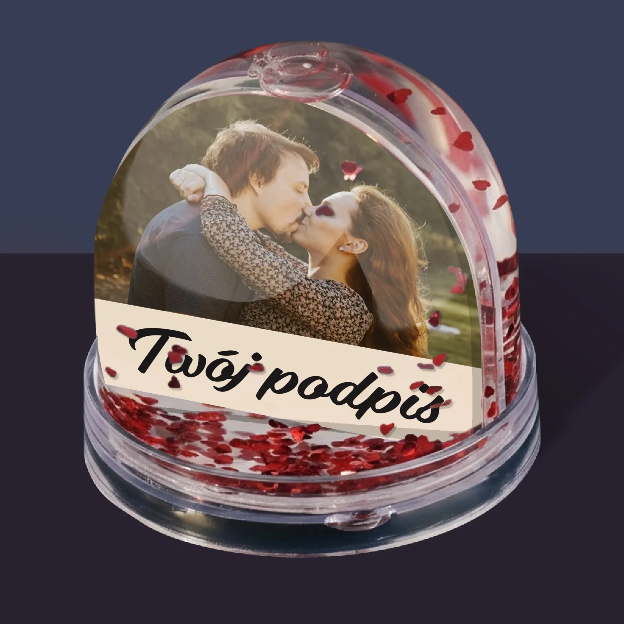 Zdjęcie i Podpis: Twoje Zdjęcie i Podpis - Kula Śnieżna - Image 3