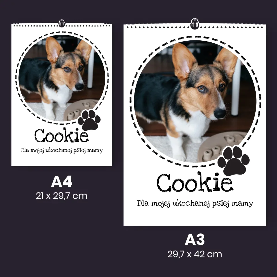 Zdjęcie I Podpis: Ukochany Futrzak - Personalizowany Kalendarz Ścienny - Image 5