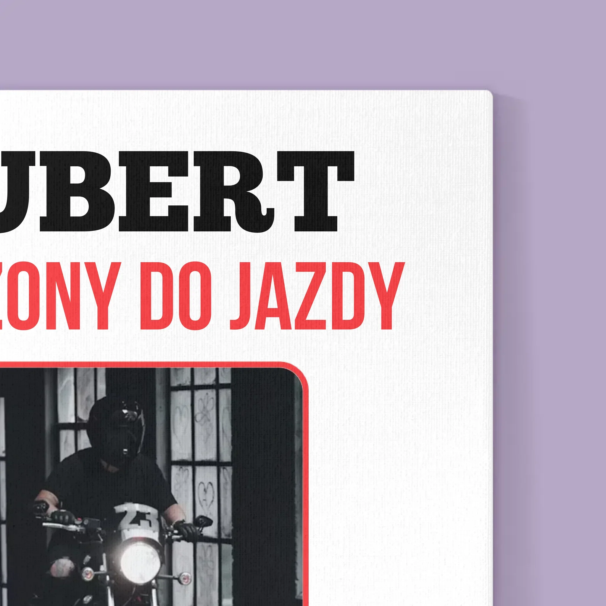 Zdjęcie I Podpis: Urodzony Do Jazdy - Wydruk Obramowany - Image 15