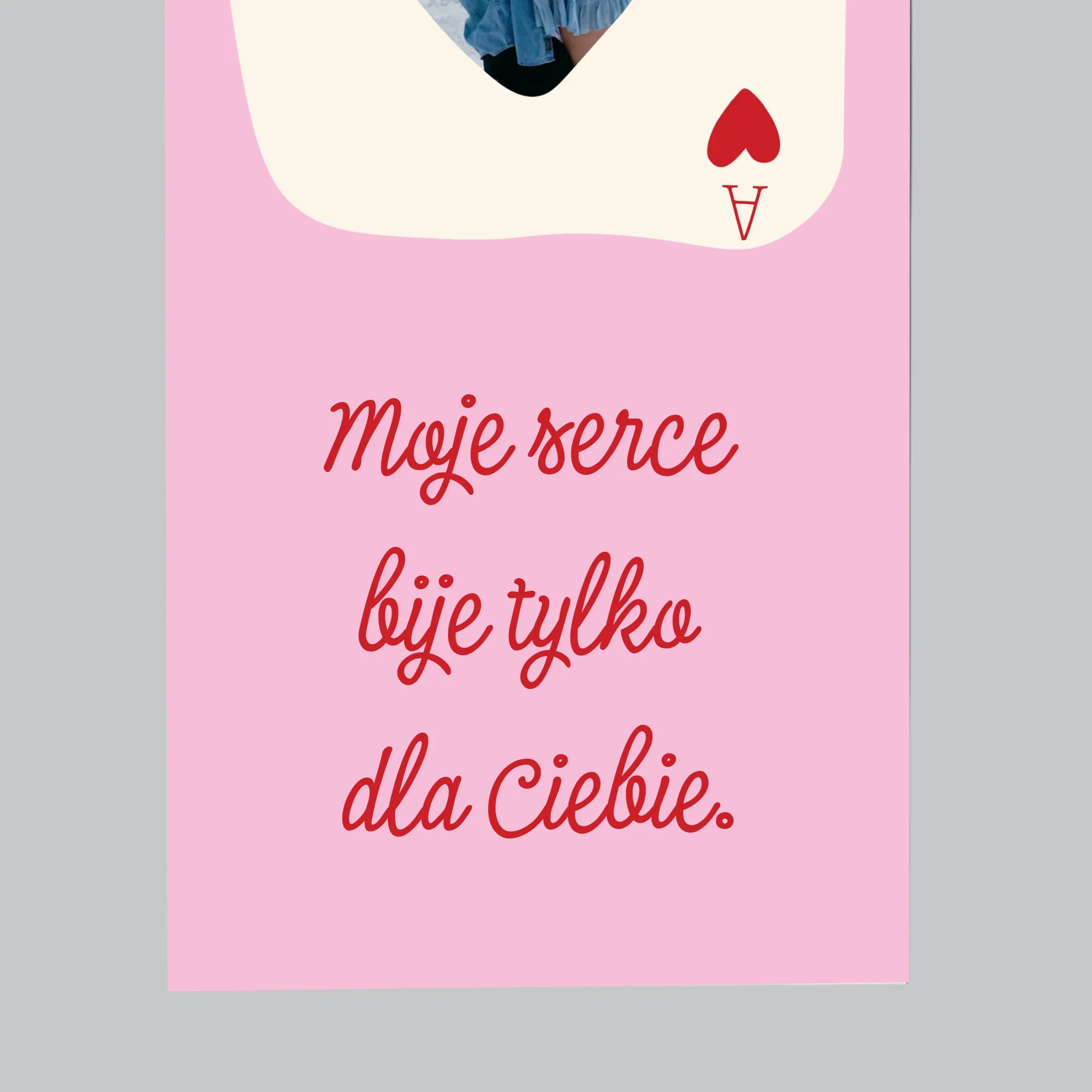 Zdjęcie i Podpis: Walentynkowa Karta - Magnes Na Lodówkę - Image 4