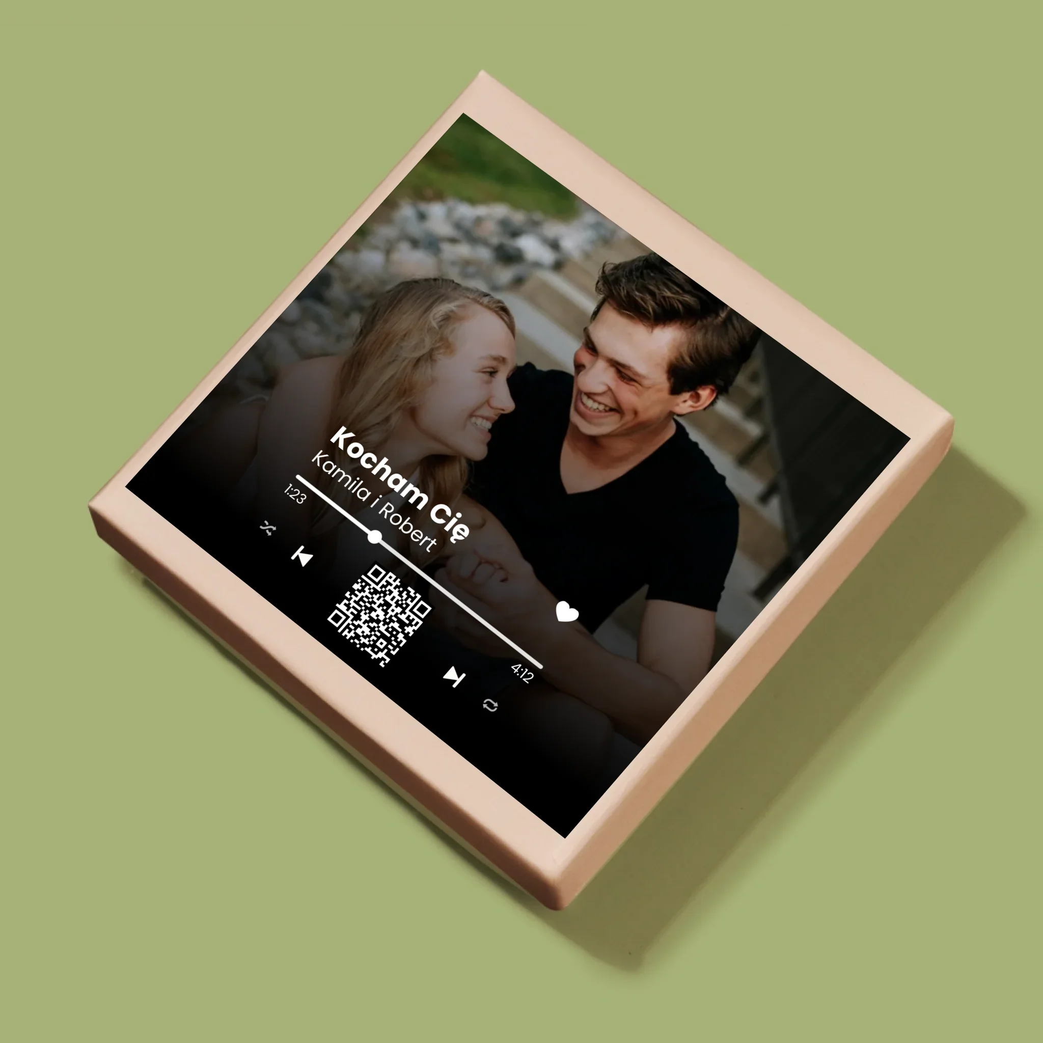 Zdjęcie i Podpis: Wasza Piosenka Kod Qr - Puzzle Personalizowane - Image 5