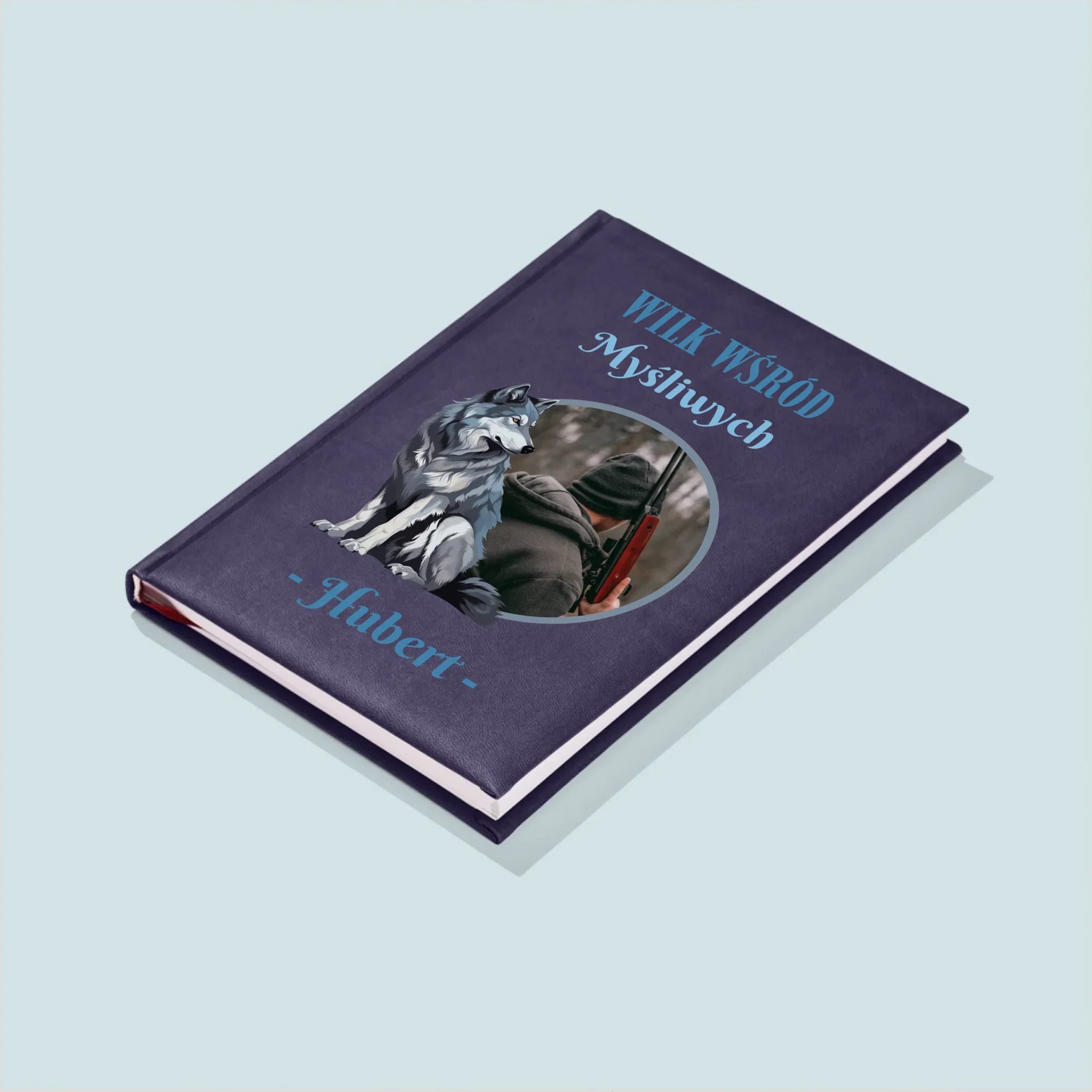 Zdjęcie I Podpis: Wilk Wśród Myśliwych - Notes Książkowy z Nadrukiem - Image 4