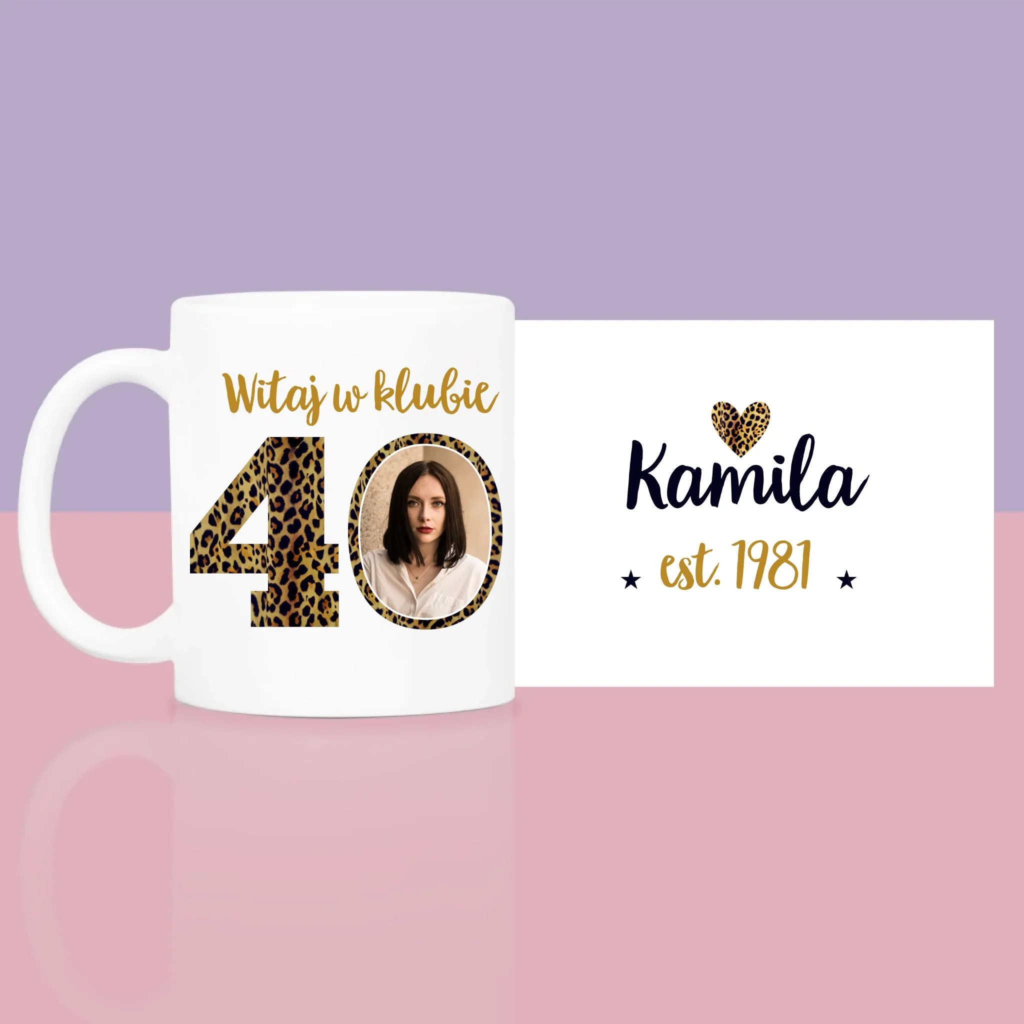 Zdjęcie i Podpis: Witaj w Klubie 40 - Zestaw prezentowy z kubkiem i różanym spa - Image 5