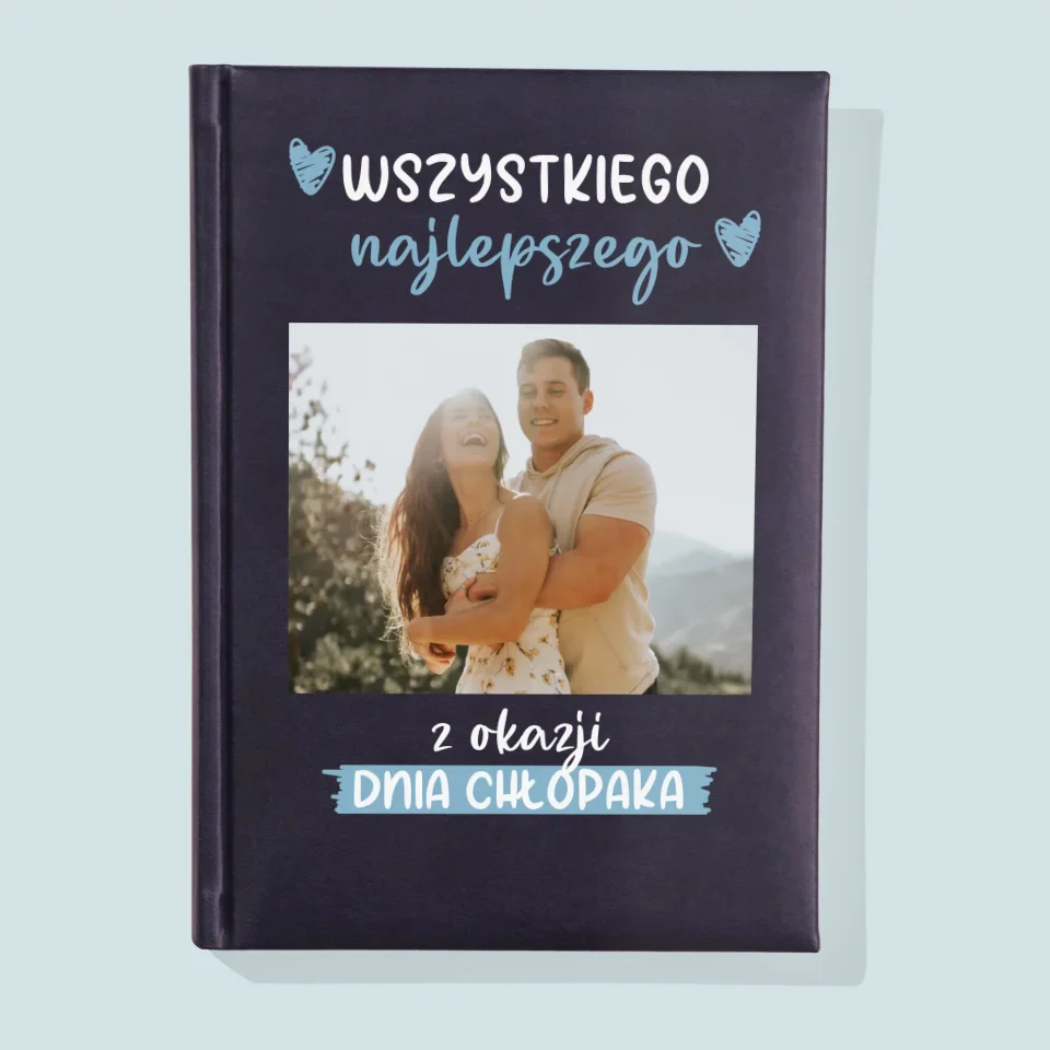Zdjęcie I Podpis: Wszystkiego Najlepszego Z Okazji Dnia Chłopaka - Notes Książkowy - Image 2