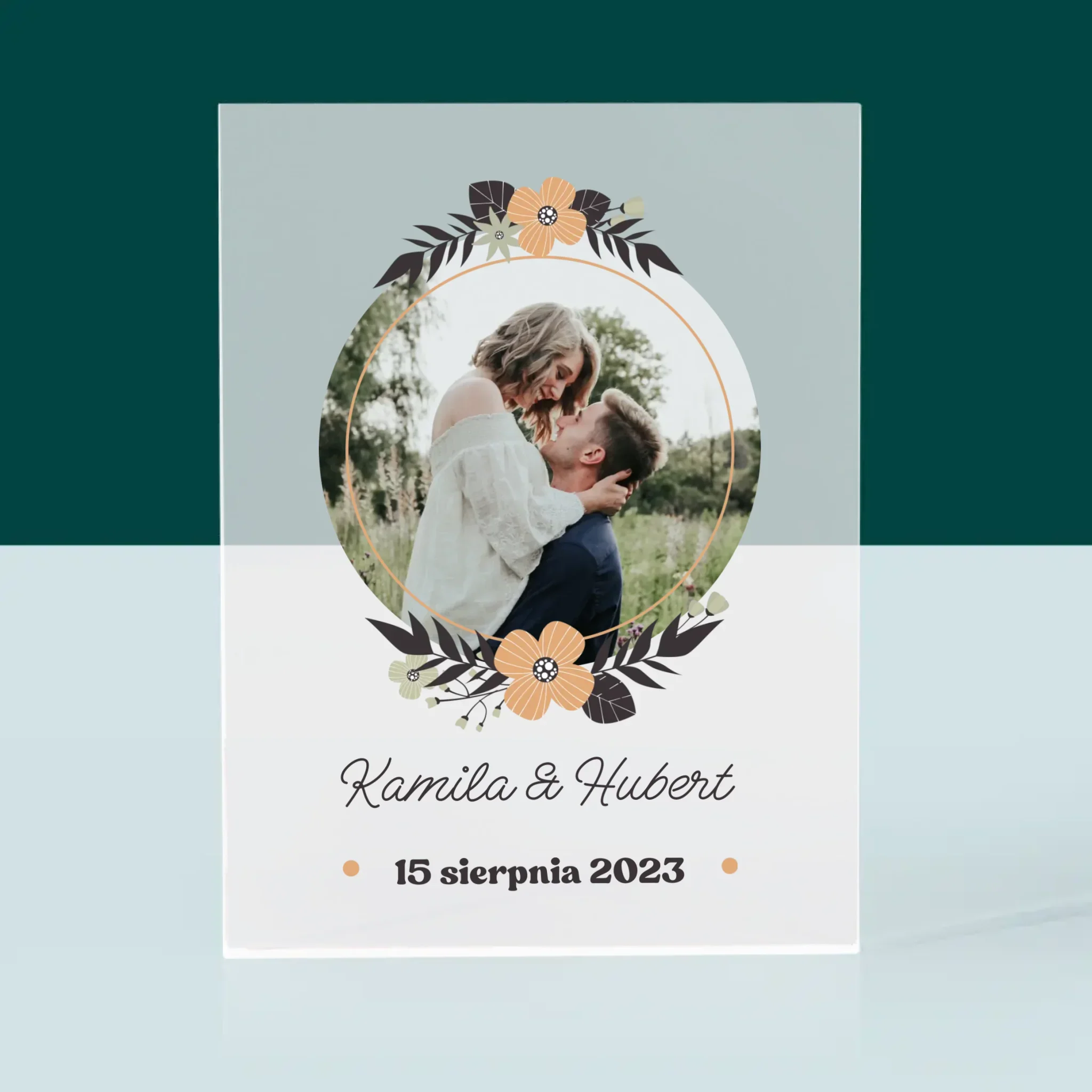Zdjęcie i Podpis: Zakochani - Blok Akrylowy z Nadrukiem - Image 3