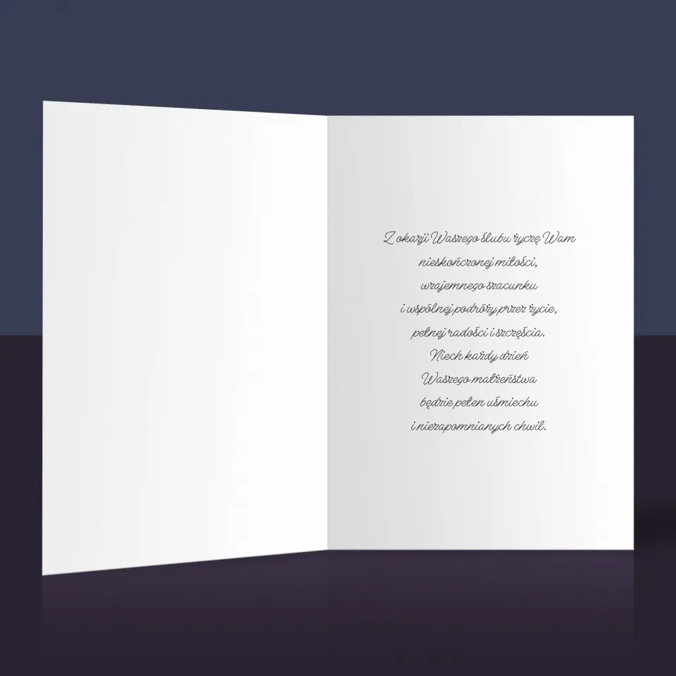 Zdjęcie i Podpis: Zakochani - Kartka z Życzeniami - Image 2