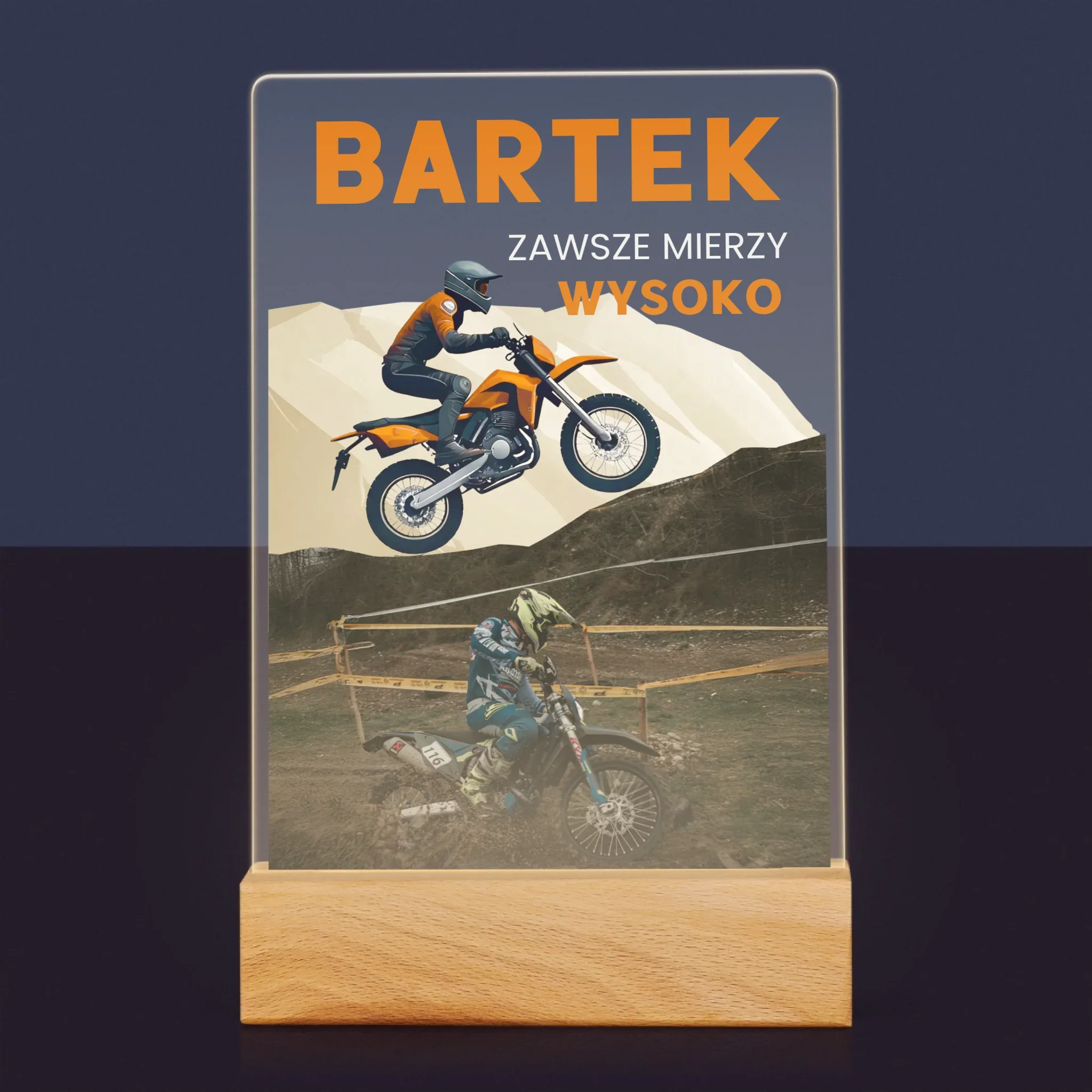 Zdjęcie I Podpis: Zawsze Mierzy Wysoko - Wydruk Na Szkle Akrylowym - Image 7