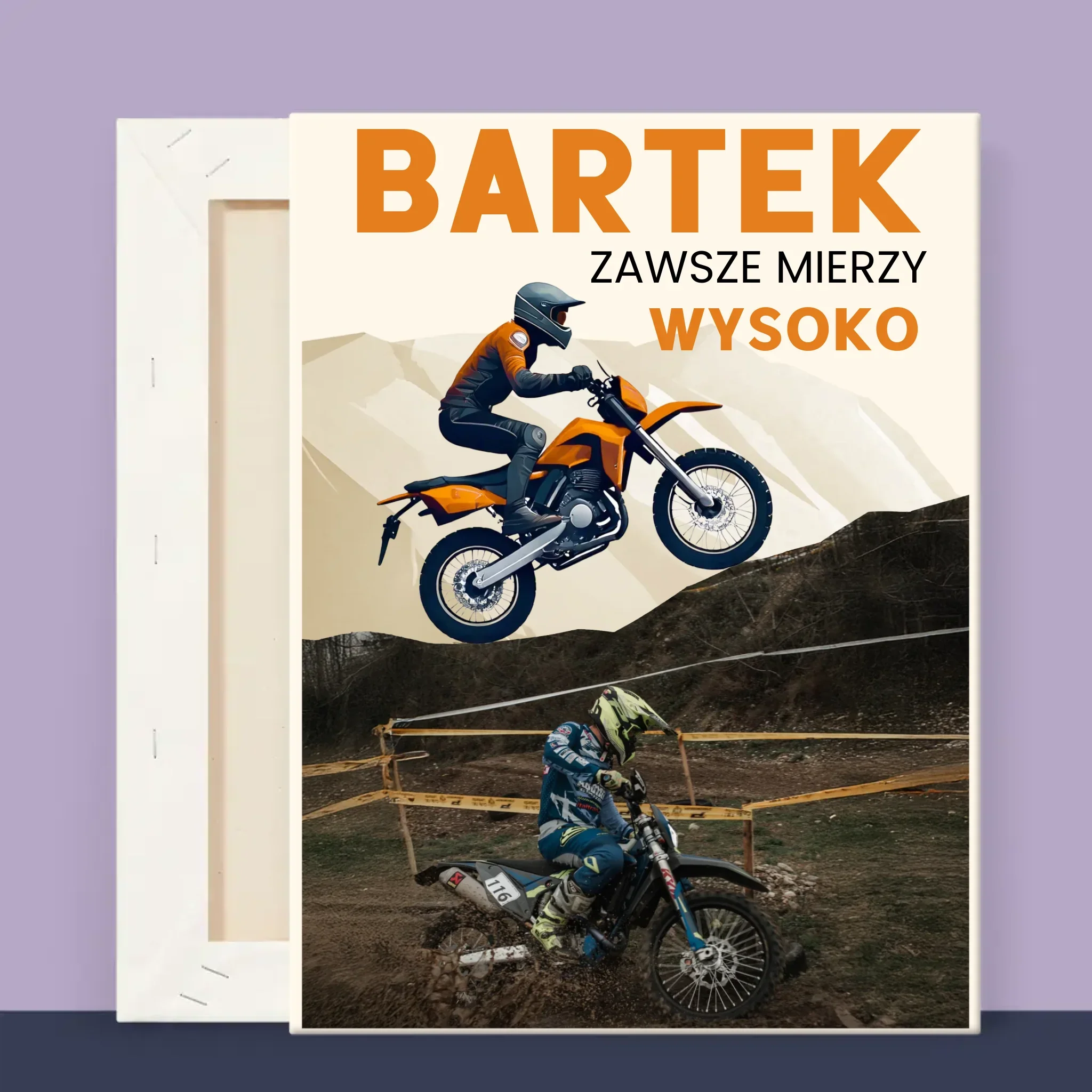 Zdjęcie I Podpis: Zawsze Mierzy Wysoko - Wydruk Obramowany - Image 12