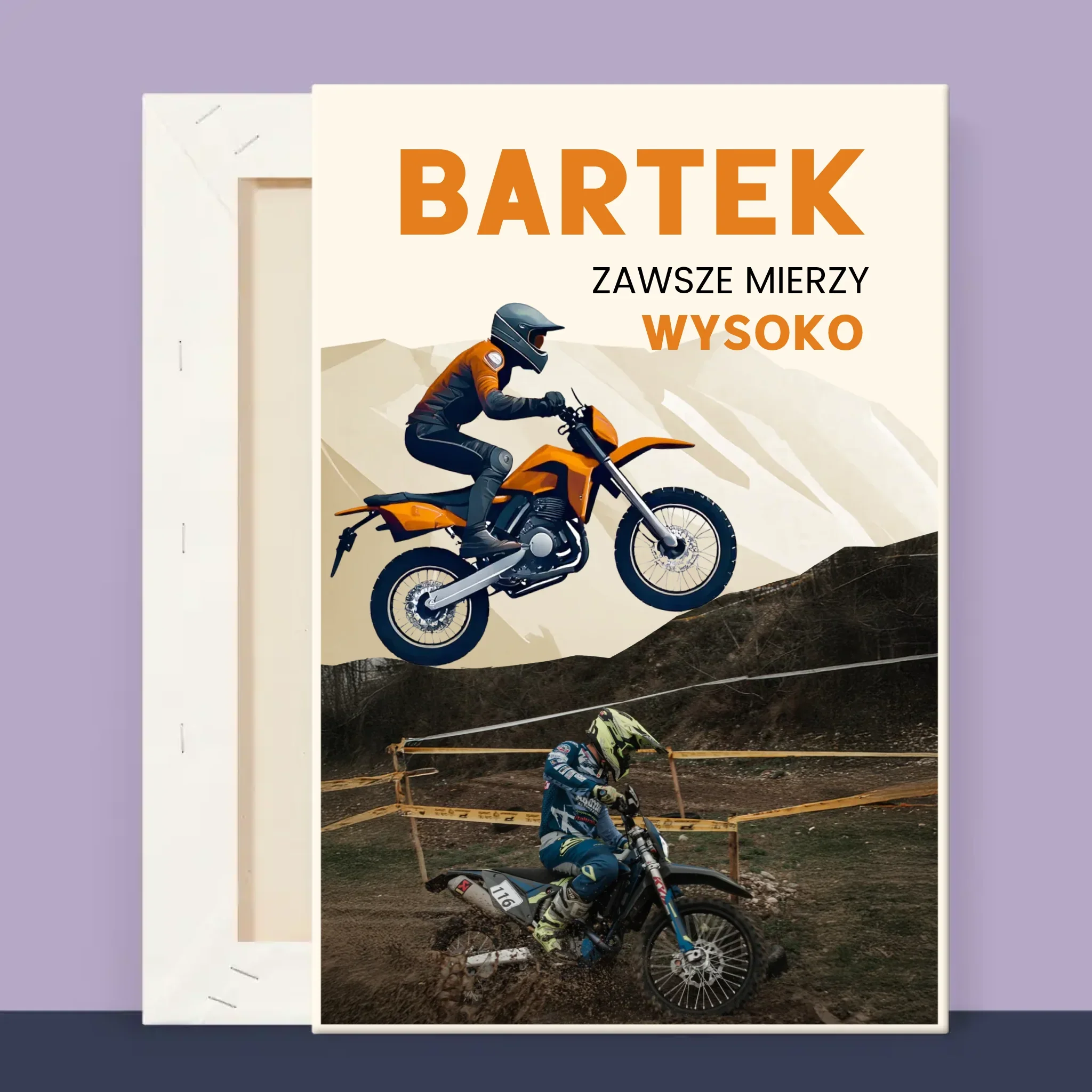 Zdjęcie I Podpis: Zawsze Mierzy Wysoko - Wydruk Obramowany - Image 13