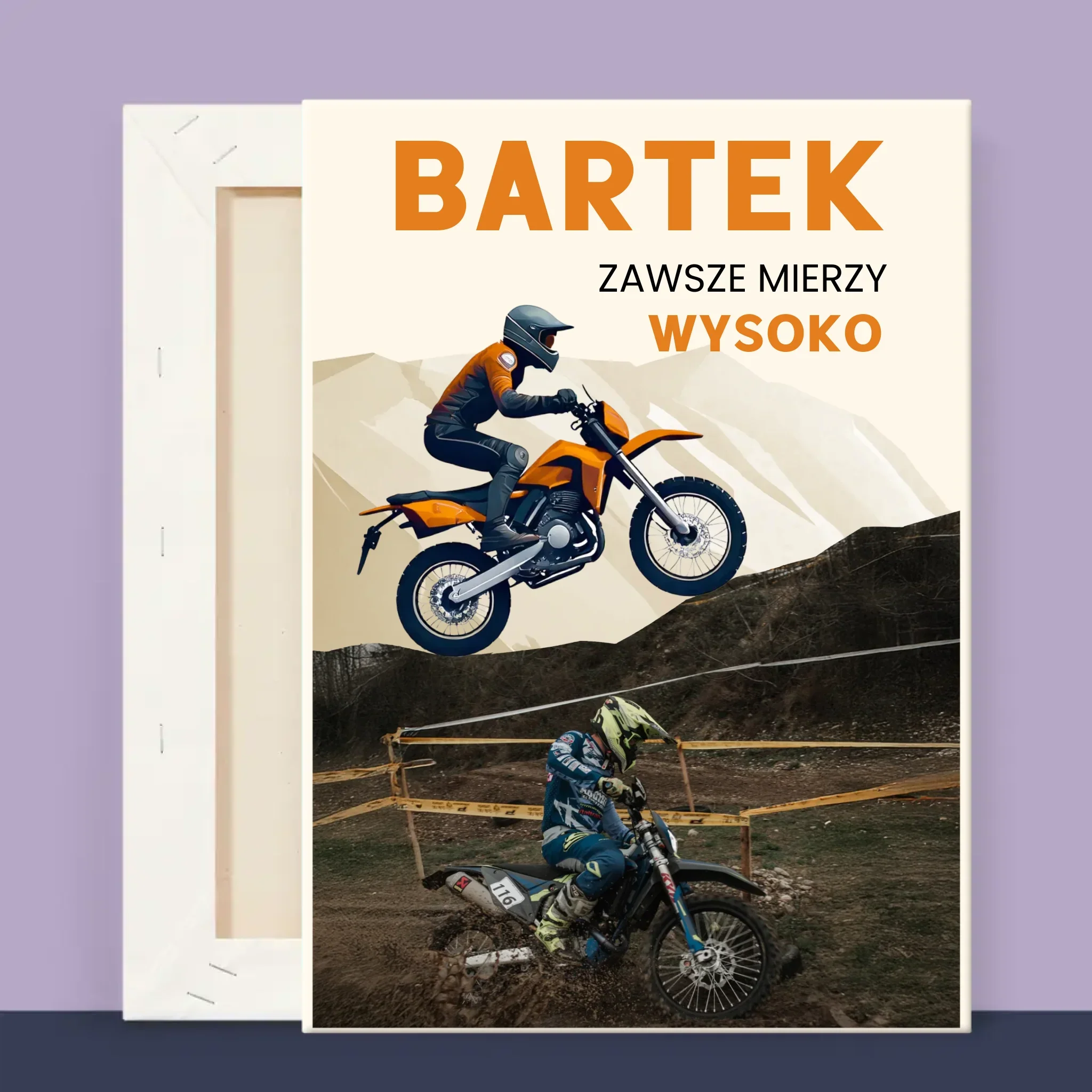 Zdjęcie I Podpis: Zawsze Mierzy Wysoko - Wydruk Obramowany - Image 14