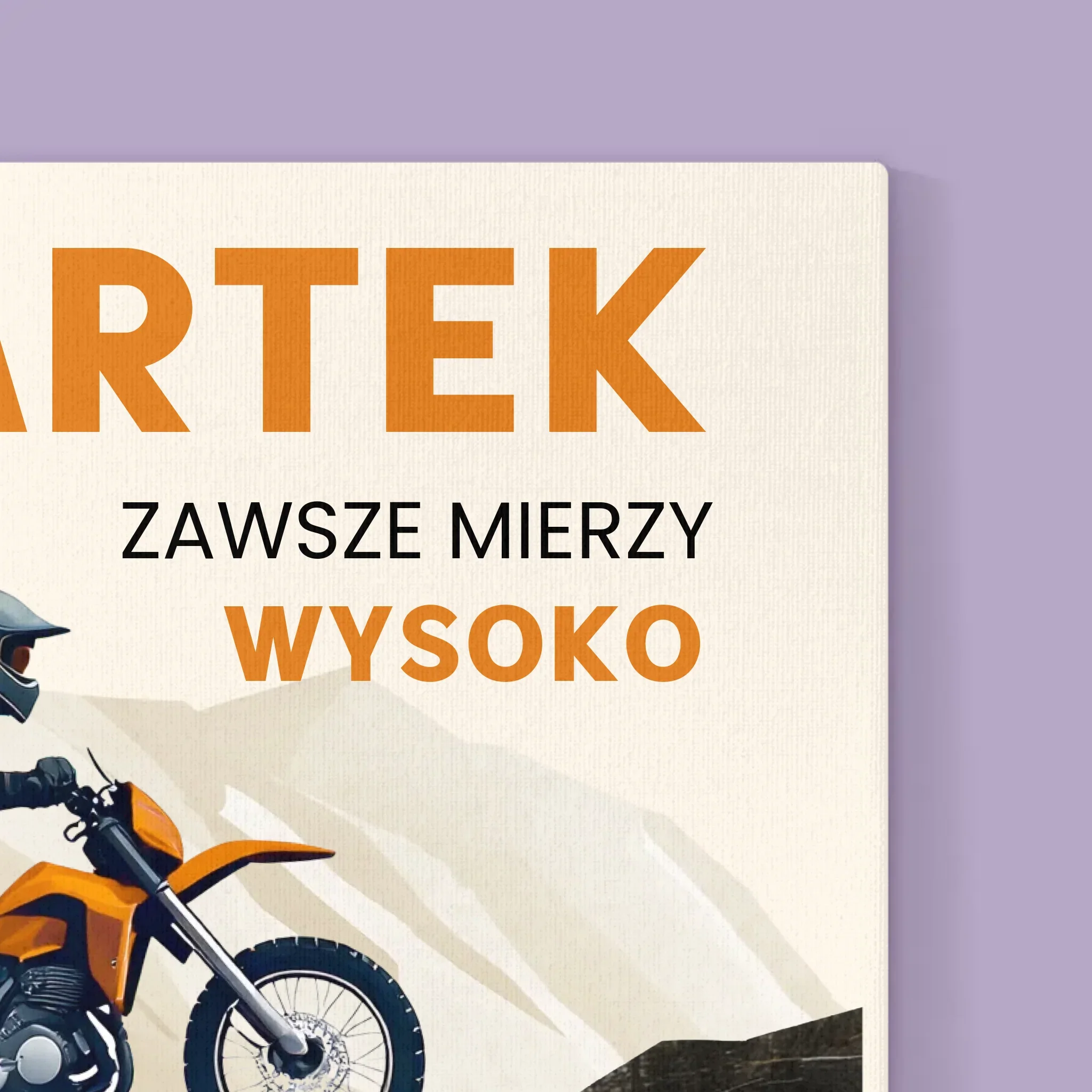 Zdjęcie I Podpis: Zawsze Mierzy Wysoko - Wydruk Obramowany - Image 15