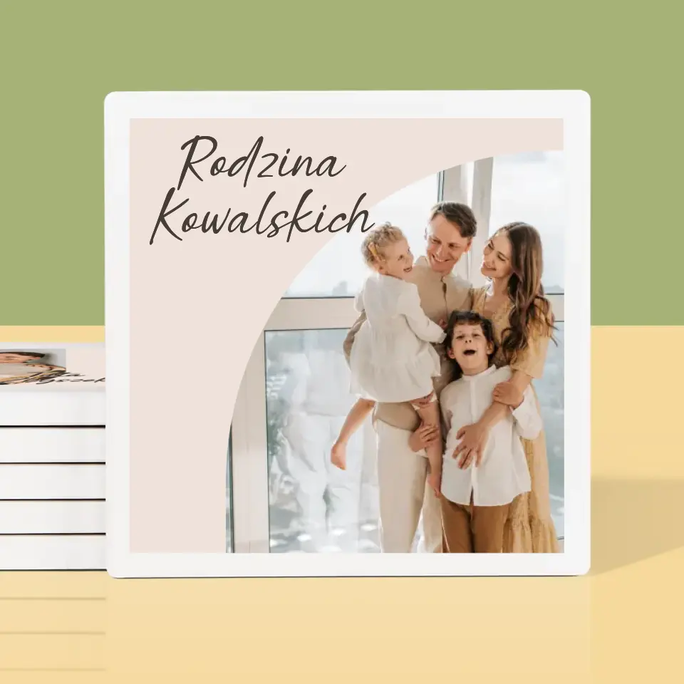 Zdjęcie i Podpis: Zdjęcia Rodziny - Podkładki Pod Kubki - Image 2