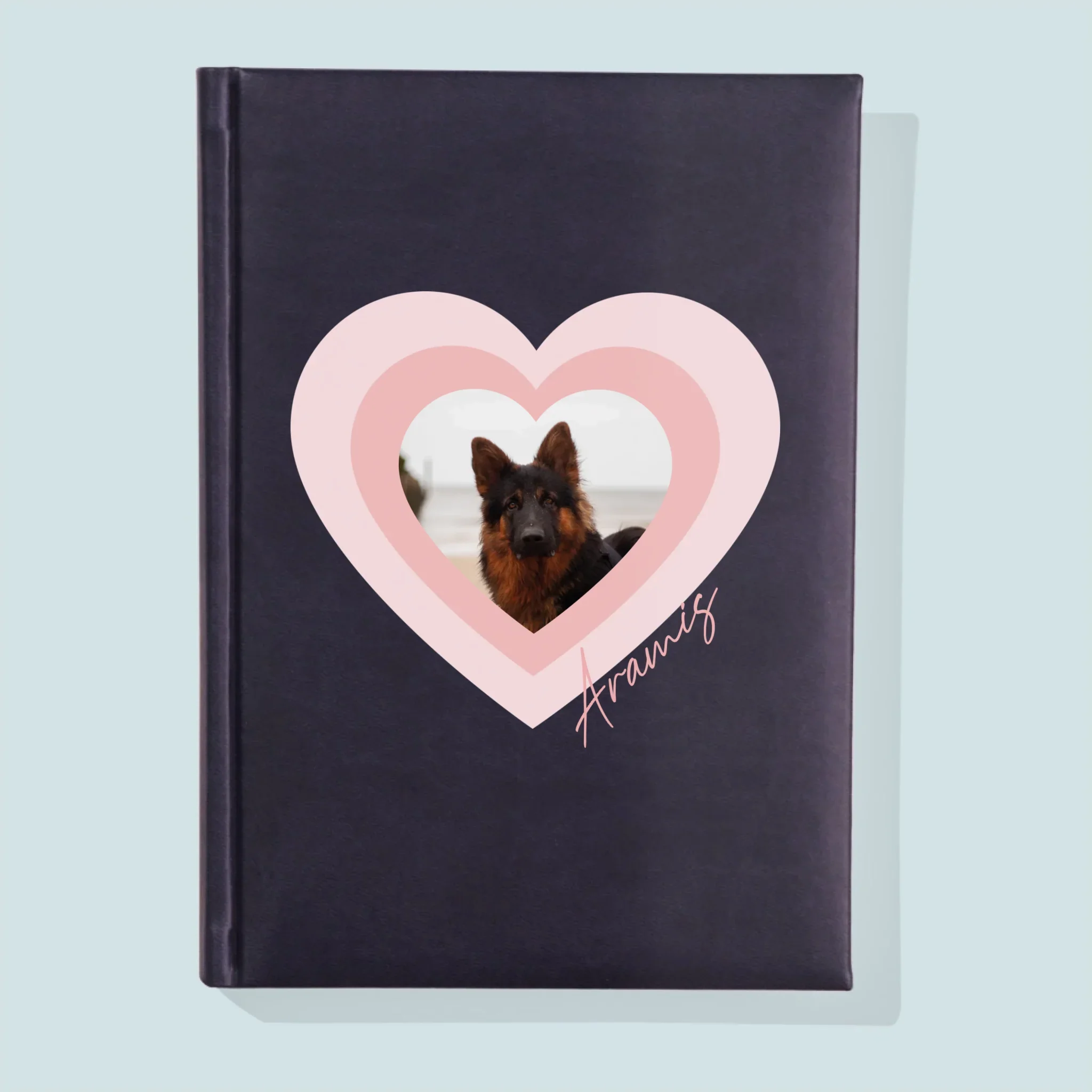 Zdjęcie i Podpis: Zdjęcie Pupila w Sercu - Notes Książkowy z Nadrukiem - Image 2
