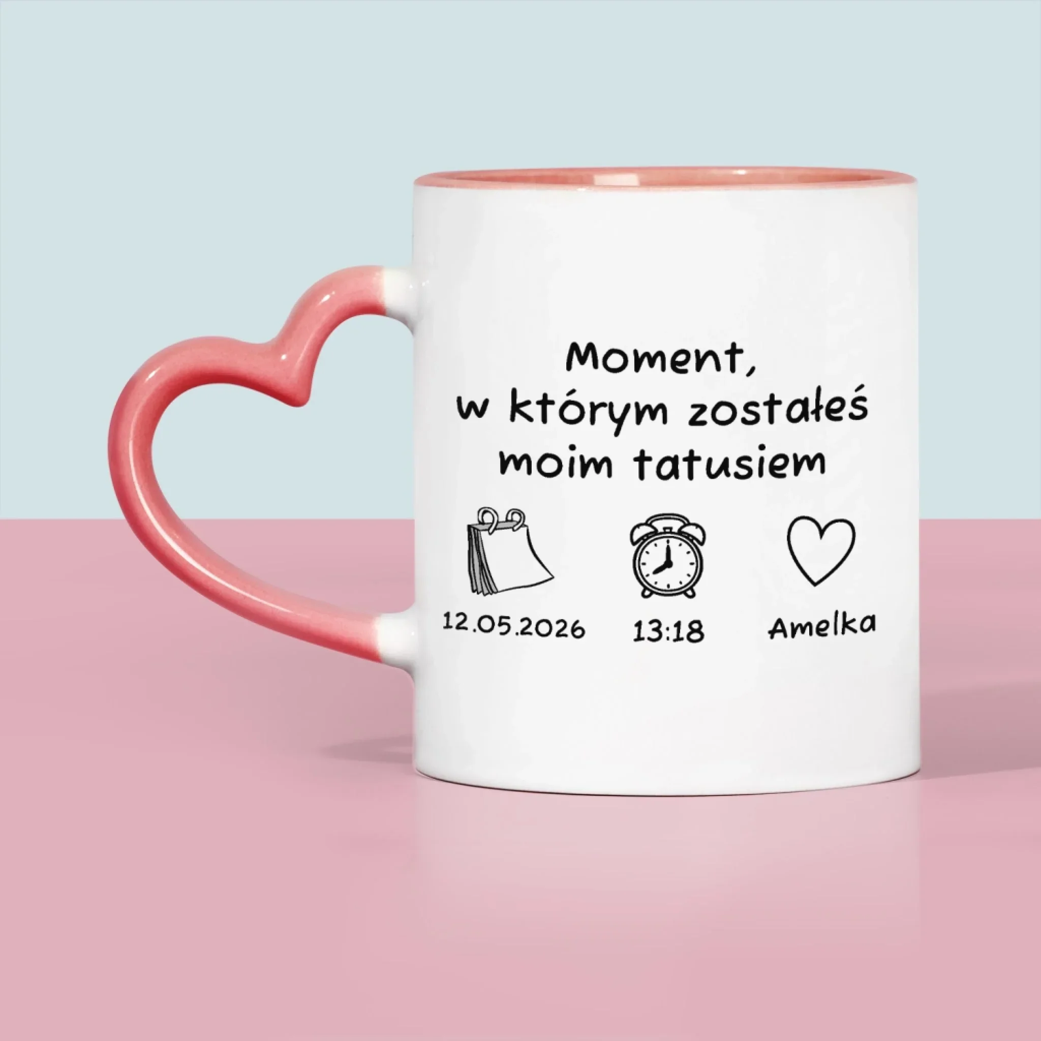 Zdjęcie i Podpis: Zostałeś Tatusiem - Kubek z Nadrukiem - Image 5