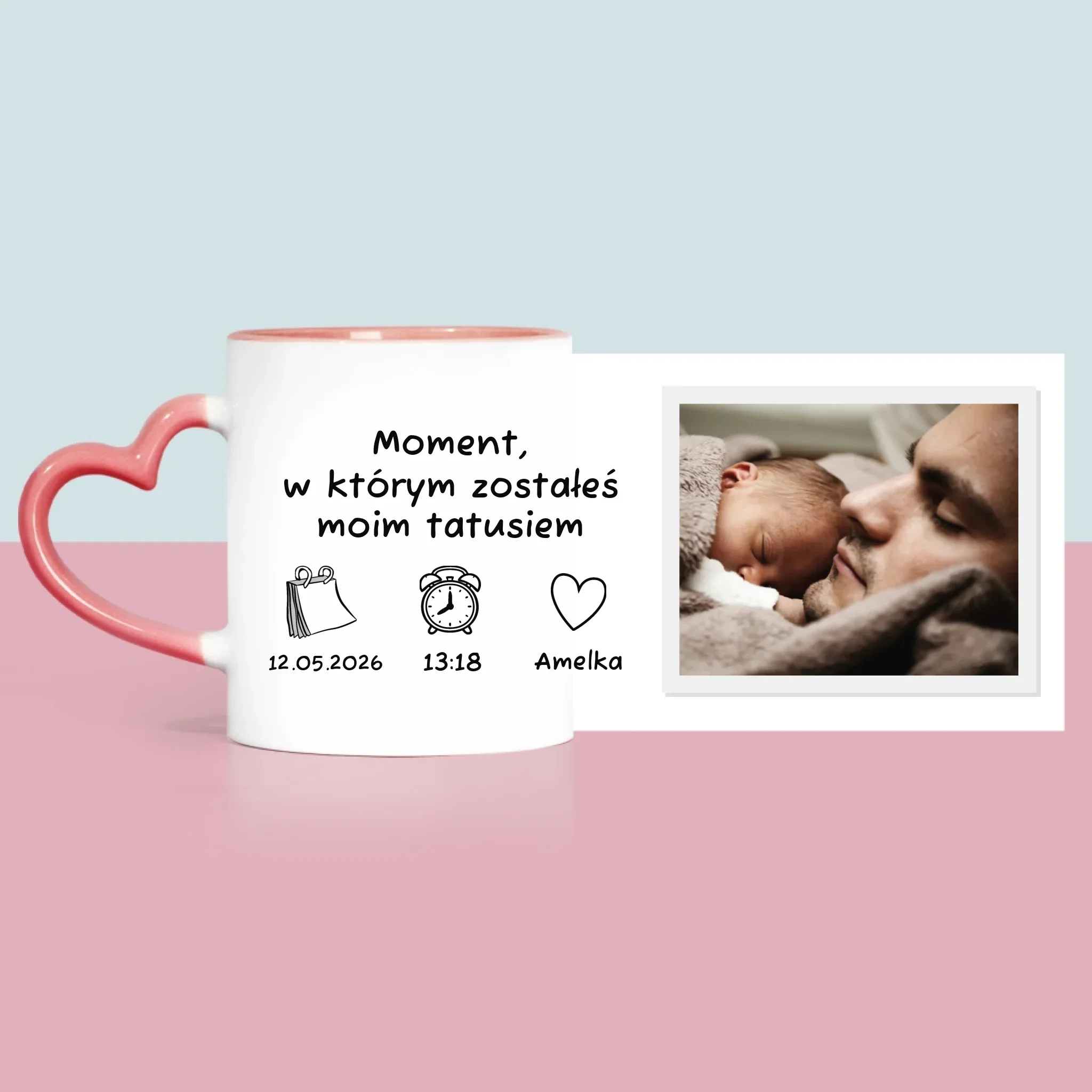 Zdjęcie i Podpis: Zostałeś Tatusiem - Kubek z Nadrukiem - Image 6