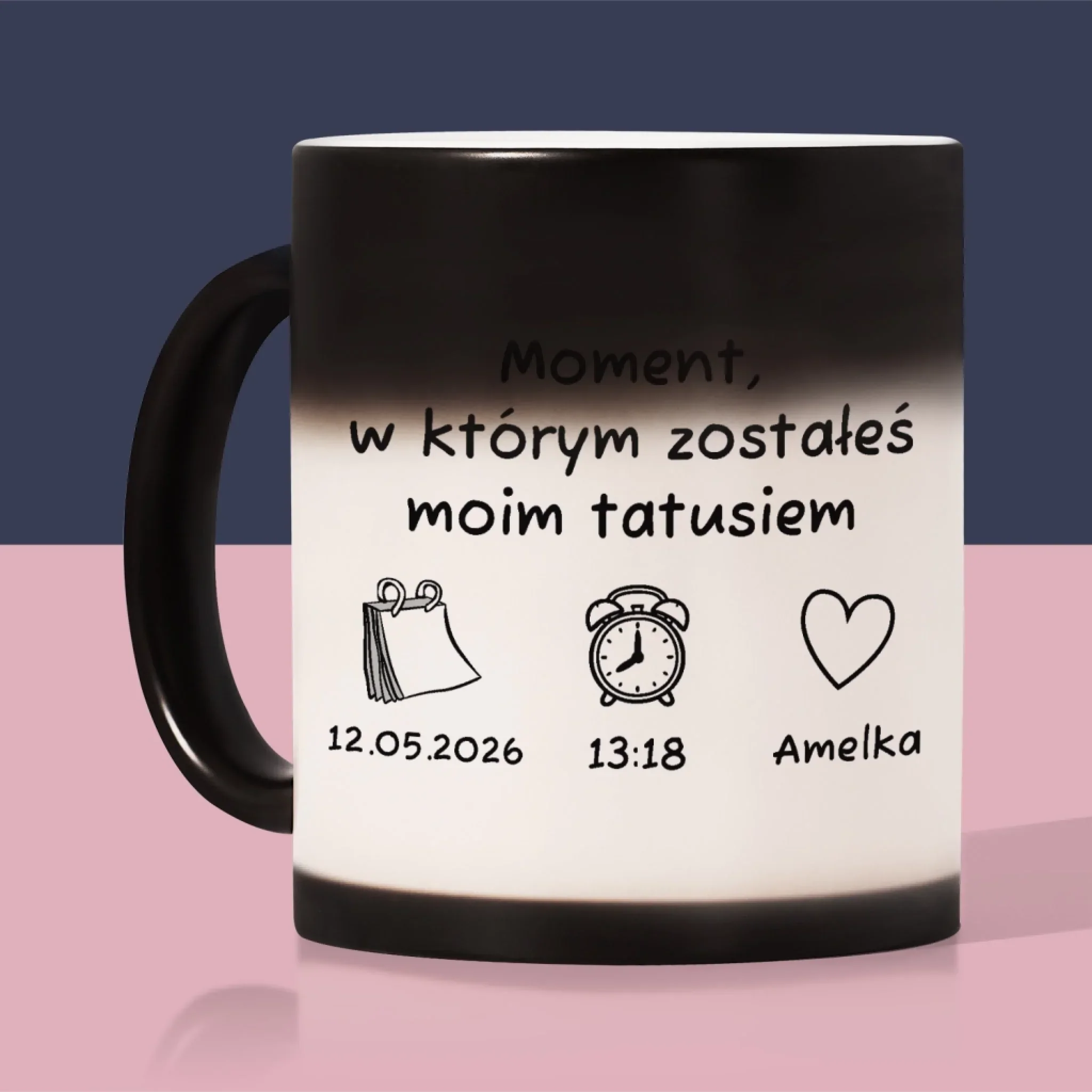 Zdjęcie i Podpis: Zostałeś Tatusiem - Kubek z Nadrukiem - Image 8
