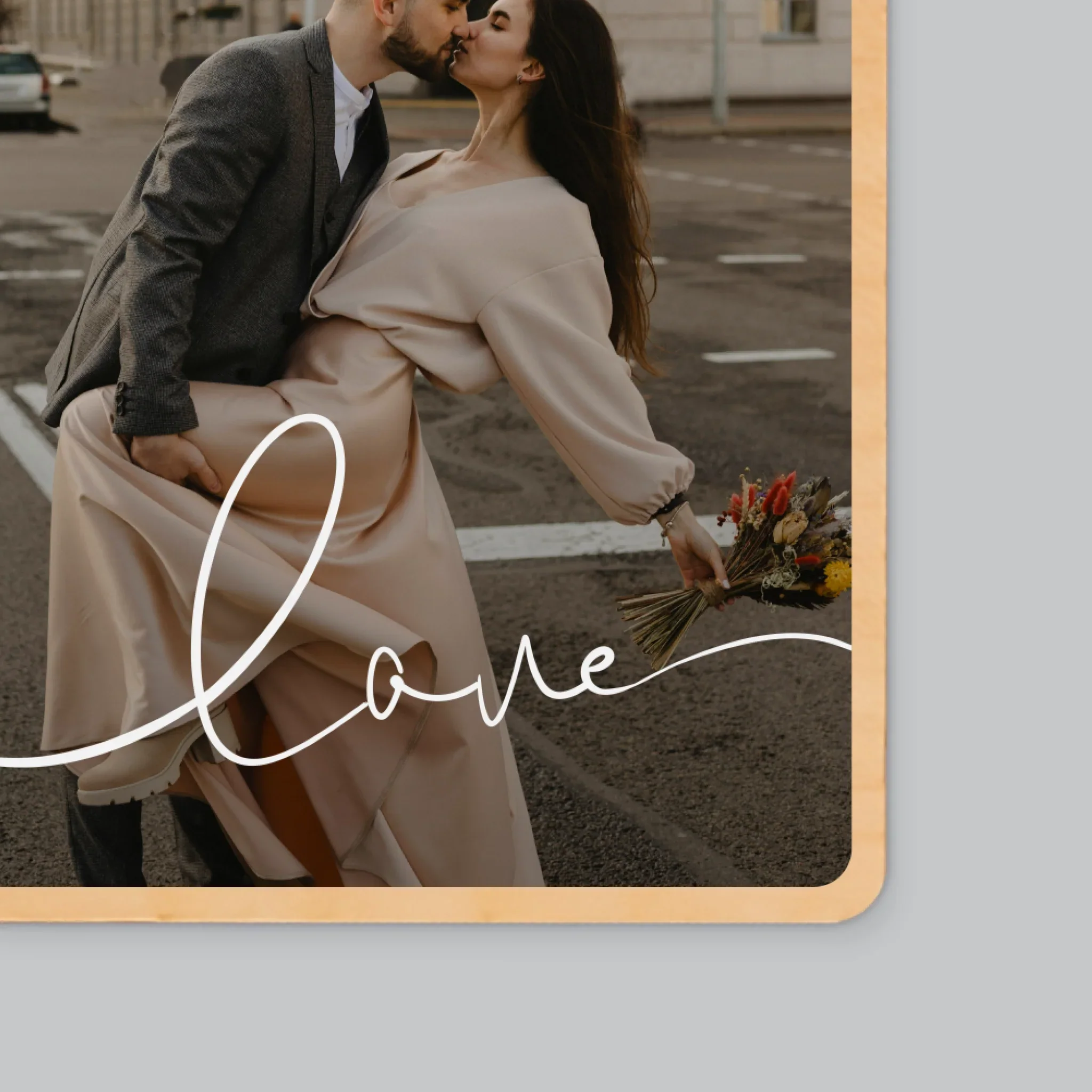 Zdjęcie: Love Napis - Magnes Drewniany - Image 2