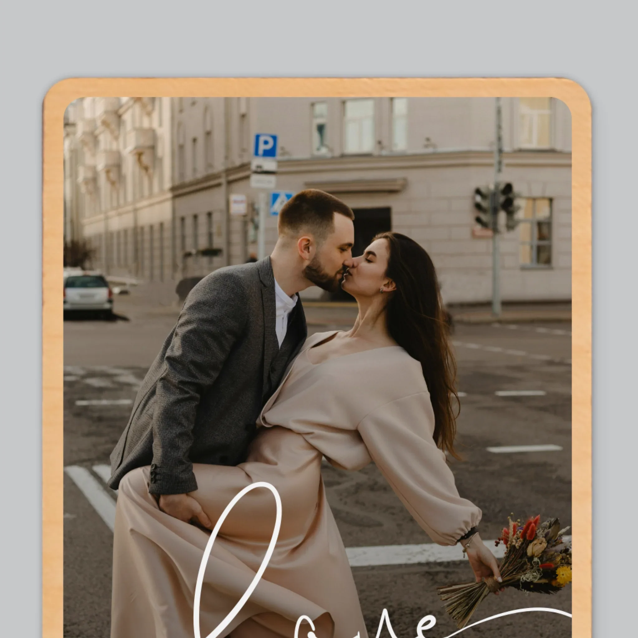 Zdjęcie: Love Napis - Magnes Drewniany - Image 4