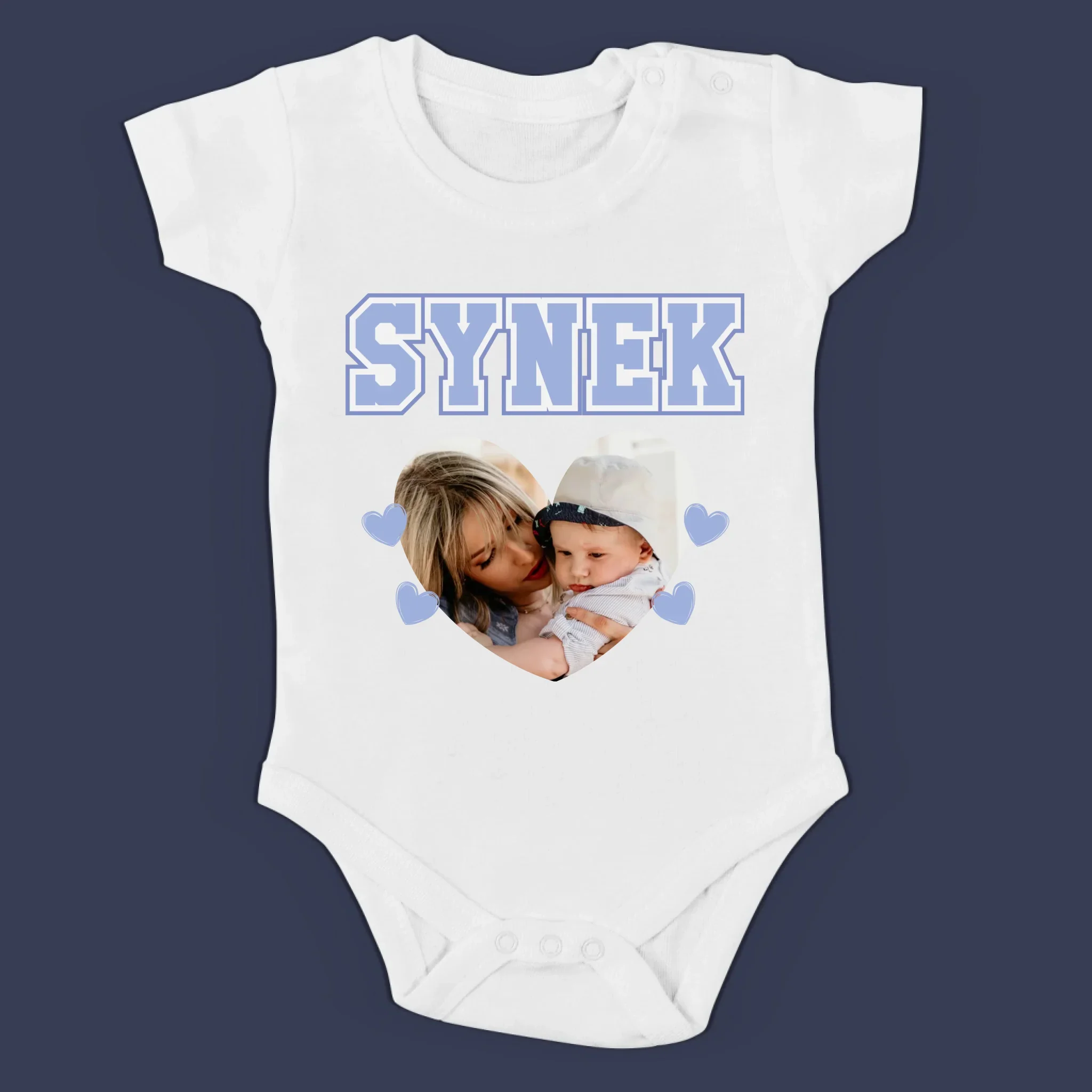 Zdjęcie: Mama i Synek - Zestaw Koszulka Damska i Body Niemowlęce - Image 4